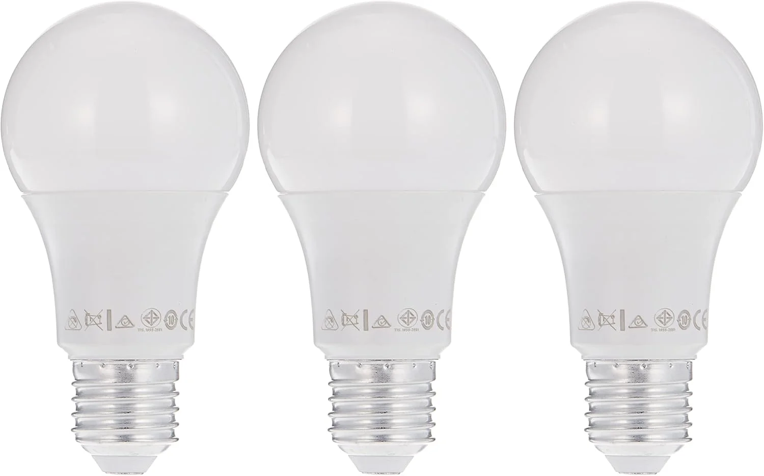 لامپ ال ای دی کلاسیک A 60 8.5 وات/E-27 سفید گرم مات 3 عددی Osram مدل OS-LED-CLA-8.5W-W-S-3P با کد 7459356123094، برند Osram (P)، مادون قرمز