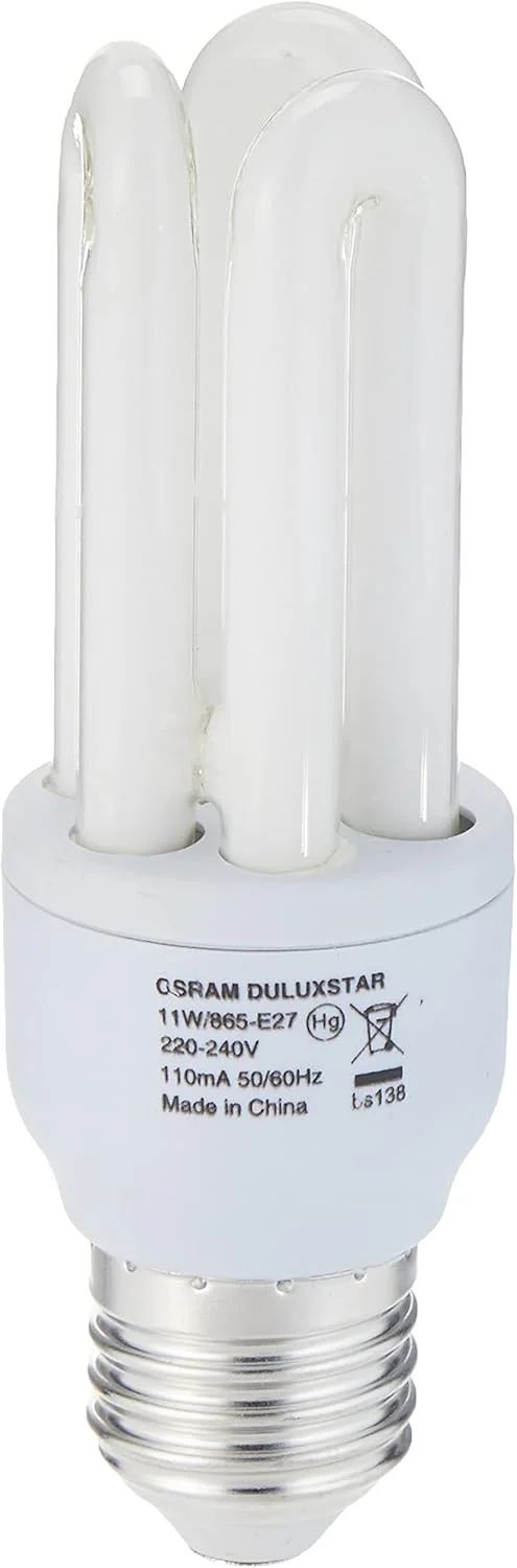 لامپ کم مصرف اسرام 841 : ENERGY SAVER T3 11W DULUX STAR COOL DAY LIGHT SCREW BP PROMO - بسته 3 عددی (4008321361233)