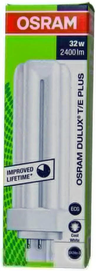 لامپ فلورسنت فشرده اوسرام 34856 - DULUX T/E PLUS 32 W/840 سه تایی با پایه 4 پین لامپ فلورسنت فشرده اوسرام 34856 - DULUX T/E PLUS 32 W/840 سه تایی با پایه 4 پین