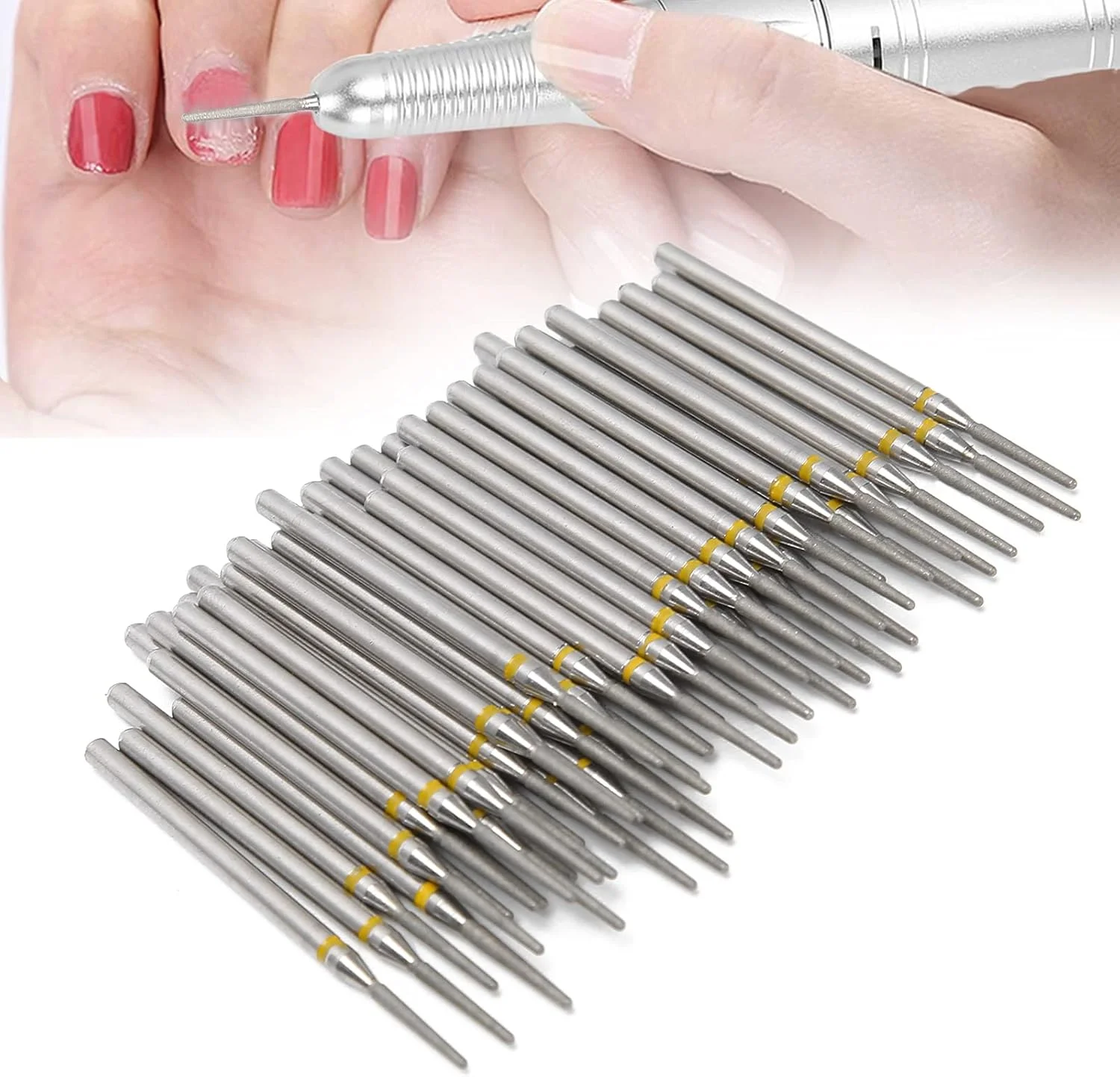 مجموعه سری سوهان برقی ناخن TMISHION، 50 عدد سری سنگ زنی و پولیش ناخن برقی، ابزار جایگزین برای مانیکور پدیکور استفاده در سالن و منزل مجموعه سری سوهان برقی ناخن TMISHION، 50 عدد سری سنگ زنی و پولیش ناخن برقی، ابزار جایگزین برای مانیکور پدیکور استفاده در سالن و منزل