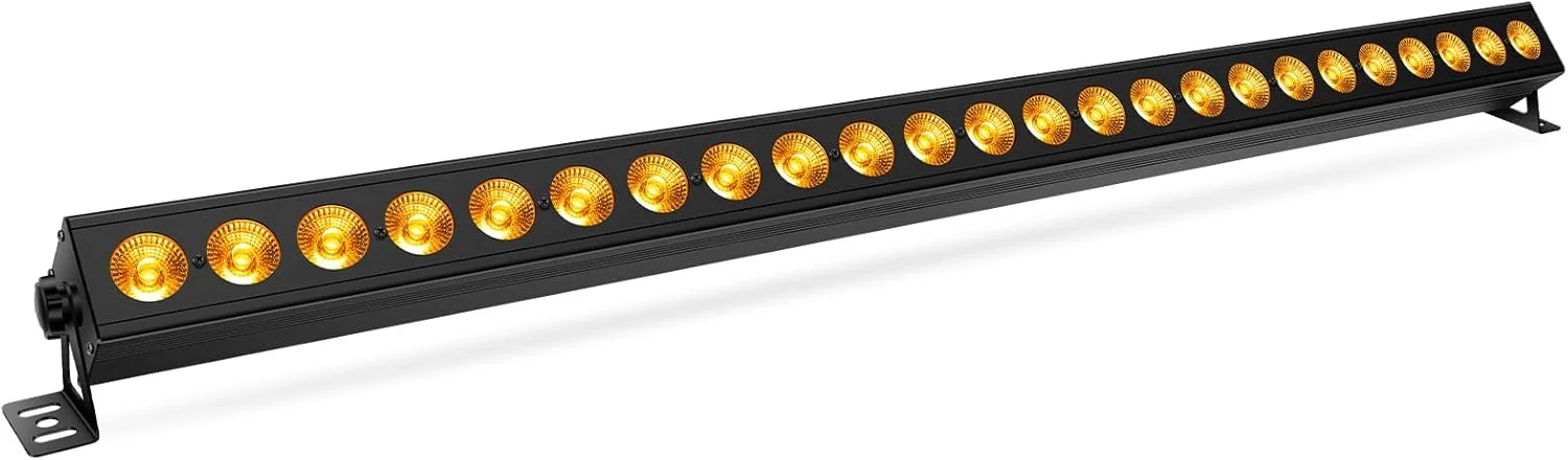 نورپردازی استیج LED مدل LaluceNatz: میله نور 24 LED با توان 96 وات، 4 در 1 RGBA، کنترل DMX، فعال‌سازی صوتی، پخش خودکار، نورپردازی بالا برای رویدادها، موسیقی، رقص، جشن عروسی، اجرای زنده، دکوراسیون کلیسا، نورپردازی صحنه