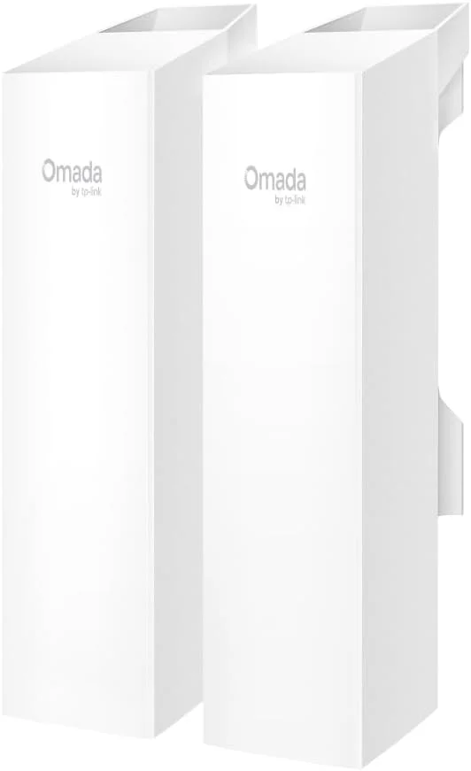کیت بریج TP-Link Omada EAP211-Bridge | بریج بی‌سیم نقطه به نقطه 867 مگابیت بر ثانیه 5 گیگاهرتز | اکسس پوینت داخلی/خارجی برد بلند، 0.6 مایل | مش، MU-MIMO | یکپارچه SDN | دسترسی ابری و برنامه Omada