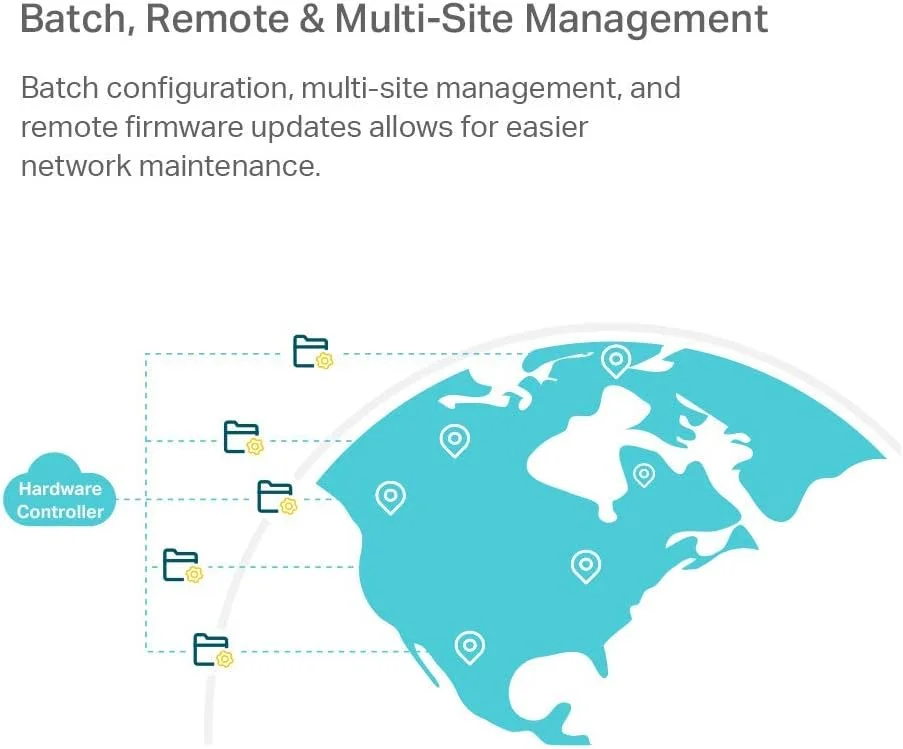 کنترلر سخت افزاری TP-Link Omada | یکپارچه SDN | 2 پورت گیگابیتی + 1 پورت USB 3.0 | مدیریت تا 500 دستگاه | نظارت و نگهداری آسان و هوشمند شبکه | دسترسی ابری و برنامه Omada (OC300) کنترلر سخت افزاری TP-Link Omada | یکپارچه SDN | 2 پورت گیگابیتی + 1 پورت USB 3.0 | مدیریت تا 500 دستگاه | نظارت و نگهداری آسان و هوشمند شبکه | دسترسی ابری و برنامه Omada (OC300)