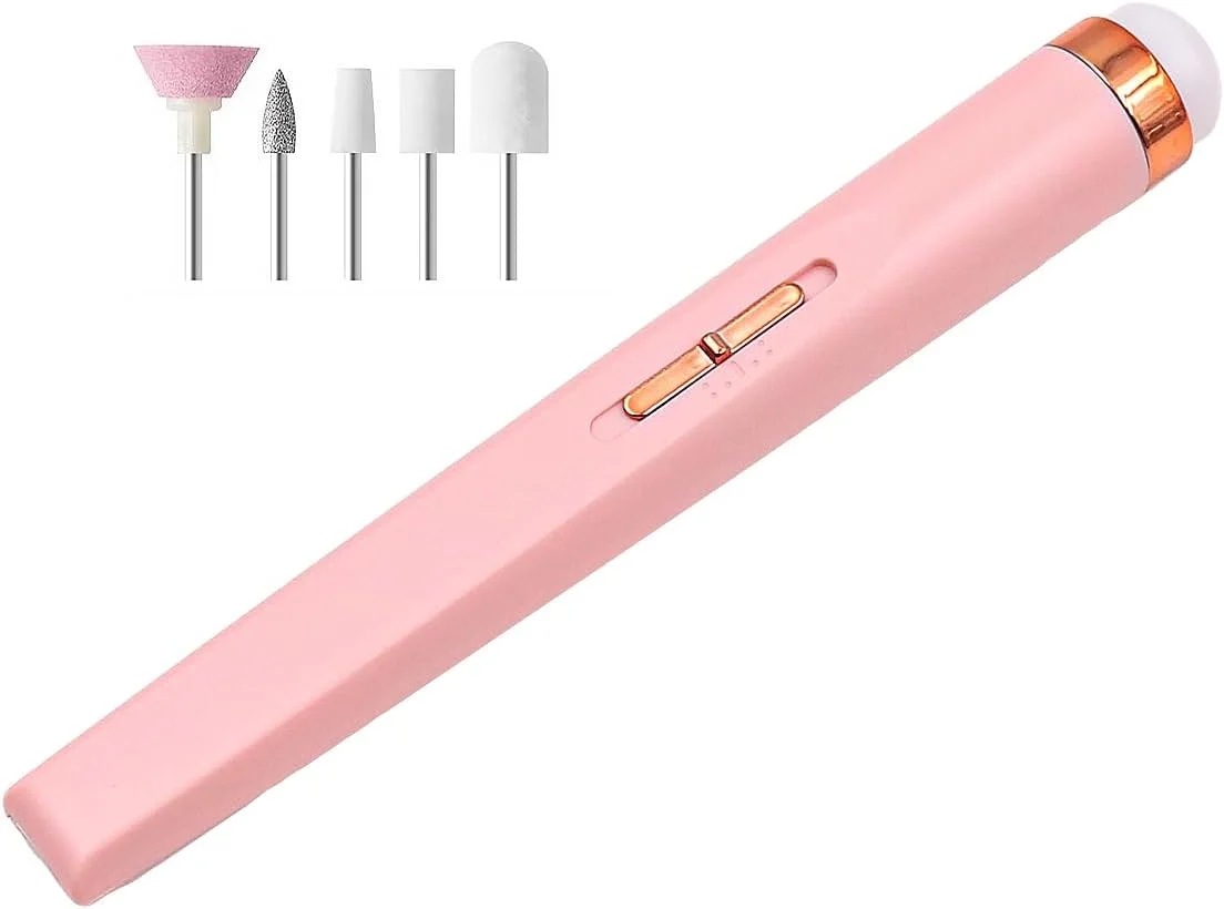سوهان برقی ناخن POFET، پولیش ناخن USB با 5 سر سنگ زنی، سوهان برقی ناخن برای ناخن های اکریلیک و ژل سوهان برقی ناخن POFET، پولیش ناخن USB با 5 سر سنگ زنی، سوهان برقی ناخن برای ناخن های اکریلیک و ژل