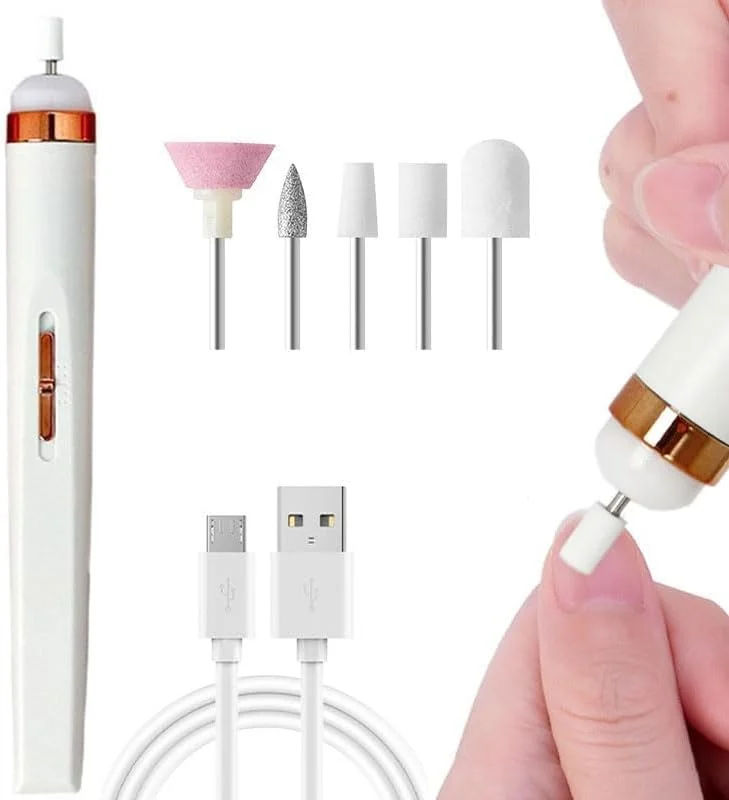 دستگاه سوهان برقی ناخن حرفه ای، ابزار سوهان ناخن قابل حمل مینی مانیکور پدیکور، کیت پولیش 5 در 1 USB، برای ناخن های پودری ژل اکریلیک، برای پولیش پینه، برای خانه و سالن دستگاه سوهان برقی ناخن حرفه ای، ابزار سوهان ناخن قابل حمل مینی مانیکور پدیکور، کیت پولیش 5 در 1 USB، برای ناخن های پودری ژل اکریلیک، برای پولیش پینه، برای خانه و سالن