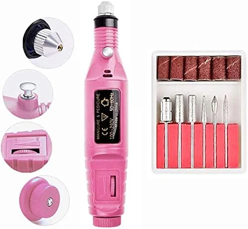 دستگاه سوهان برقی ناخن ORiTi، ابزار سنگ زنی قابل حمل برای هنر ناخن اکریلیک، قلمی شکل، مراقبت از ناخن انگشتان دست و پا، دستگاه پولیش برقی ناخن