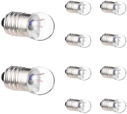 لامپ کوچک 3.8 ولت برای چراغ قوه های قدیمی مدل E10 (5 عدد) لامپ کوچک 3.8 ولت برای چراغ قوه های قدیمی مدل E10 (5 عدد)