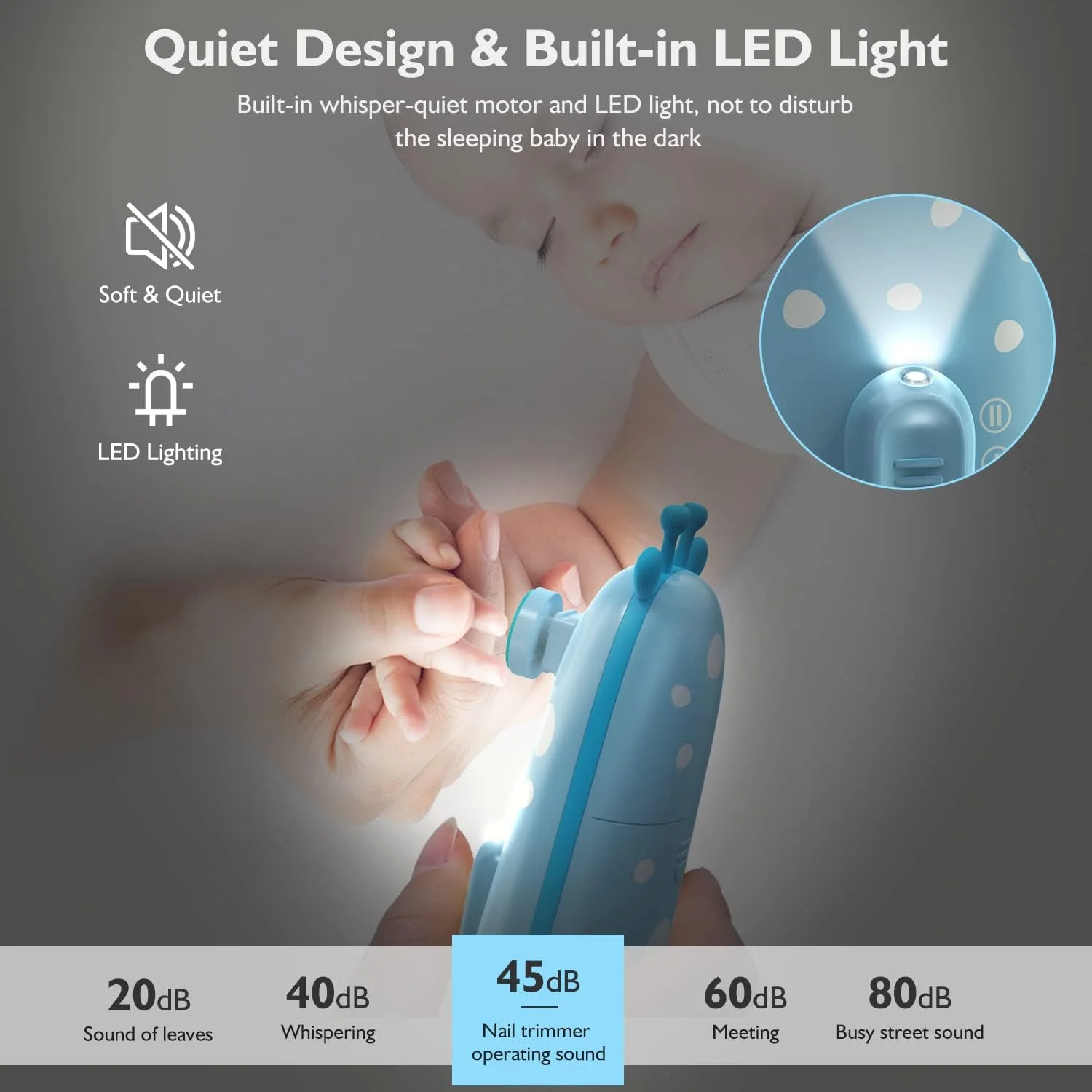 سوهان ناخن برقی کودک Megainvo، ناخن گیر ایمن کودک با چراغ، دارای 10 سری سمباده، ست مانیکور و پدیکور بی صدا برای نوزاد، کودک نوپا، مراقبت از ناخن های دست و پا - آبی سوهان ناخن برقی کودک Megainvo، ناخن گیر ایمن کودک با چراغ، دارای 10 سری سمباده، ست مانیکور و پدیکور بی صدا برای نوزاد، کودک نوپا، مراقبت از ناخن های دست و پا - آبی