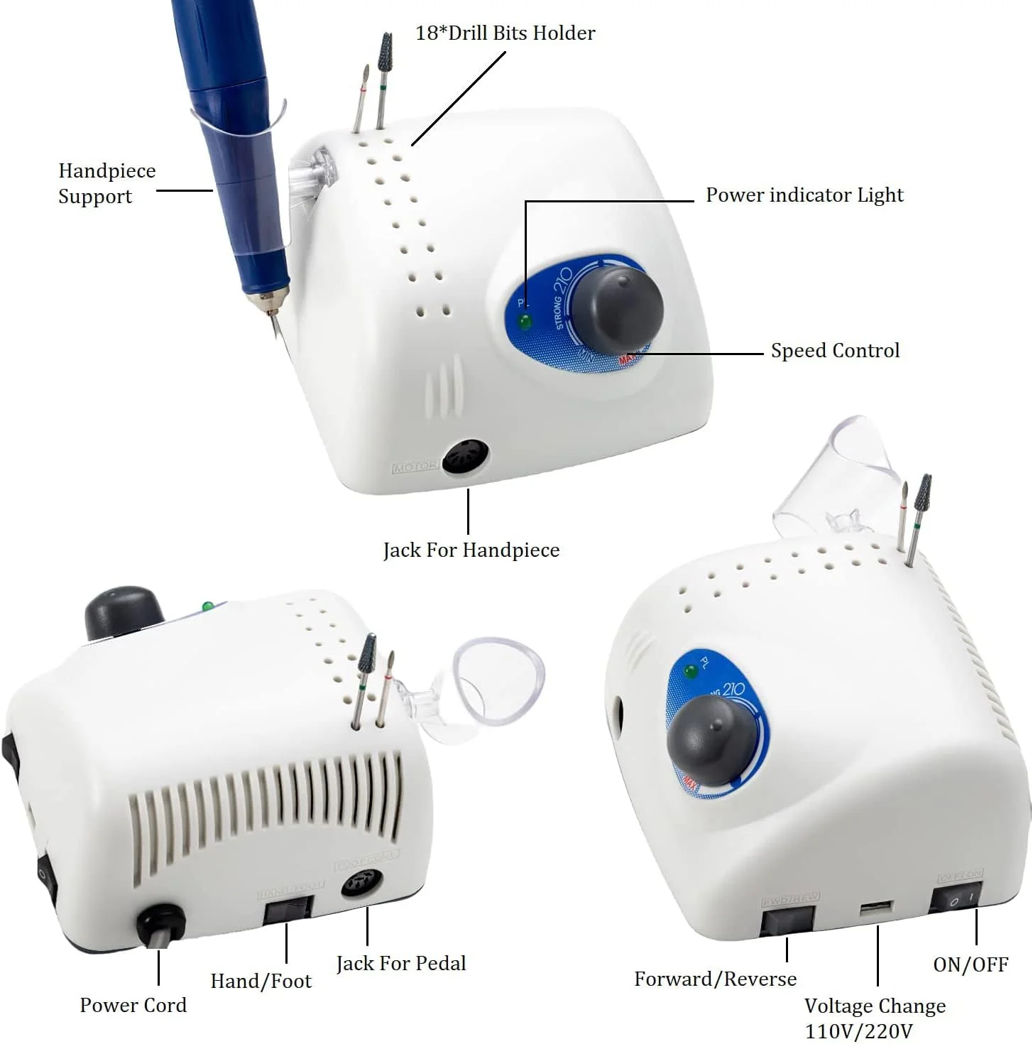 دستگاه سوهان برقی ناخن قوی HEUCYL 210، دستگاه پولیش اکریلیک 40000 دور در دقیقه، ست ابزار پولیش و حکاکی میکرو موتور، سوهان برقی ناخن، سنگ سنباده ناخن ضخیم، بافر سوهان برقی ناخن دستگاه سوهان برقی ناخن قوی HEUCYL 210، دستگاه پولیش اکریلیک 40000 دور در دقیقه، ست ابزار پولیش و حکاکی میکرو موتور، سوهان برقی ناخن، سنگ سنباده ناخن ضخیم، بافر سوهان برقی ناخن