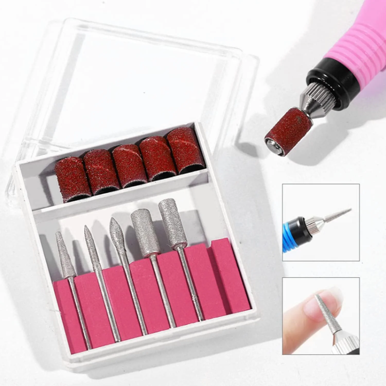 مجموعه 3 عددی سری سوهان ناخن، سری الماسه سوهان ناخن، سری سوهان برقی، لوازم جانبی دریل ناخن برای دستگاه های سوهان برقی، پولیش ناخن مجموعه 3 عددی سری سوهان ناخن، سری الماسه سوهان ناخن، سری سوهان برقی، لوازم جانبی دریل ناخن برای دستگاه های سوهان برقی، پولیش ناخن