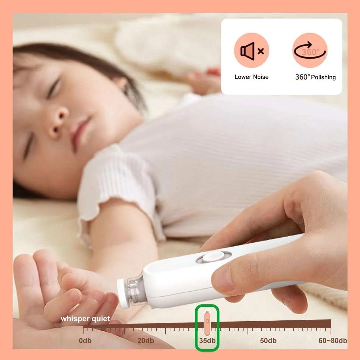 ست سوهان ناخن برقی کودک، بافر ناخن برقی، سوهان ناخن ایمن و آسان برای استفاده نوزادان تا کودکان، با 6 پد سنگ زنی، چراغ LED و جعبه نگهداری، برای پیرایش و مراقبت از ناخن نوزاد و کودک (سفید) ست سوهان ناخن برقی کودک، بافر ناخن برقی، سوهان ناخن ایمن و آسان برای استفاده نوزادان تا کودکان، با 6 پد سنگ زنی، چراغ LED و جعبه نگهداری، برای پیرایش و مراقبت از ناخن نوزاد و کودک (سفید)