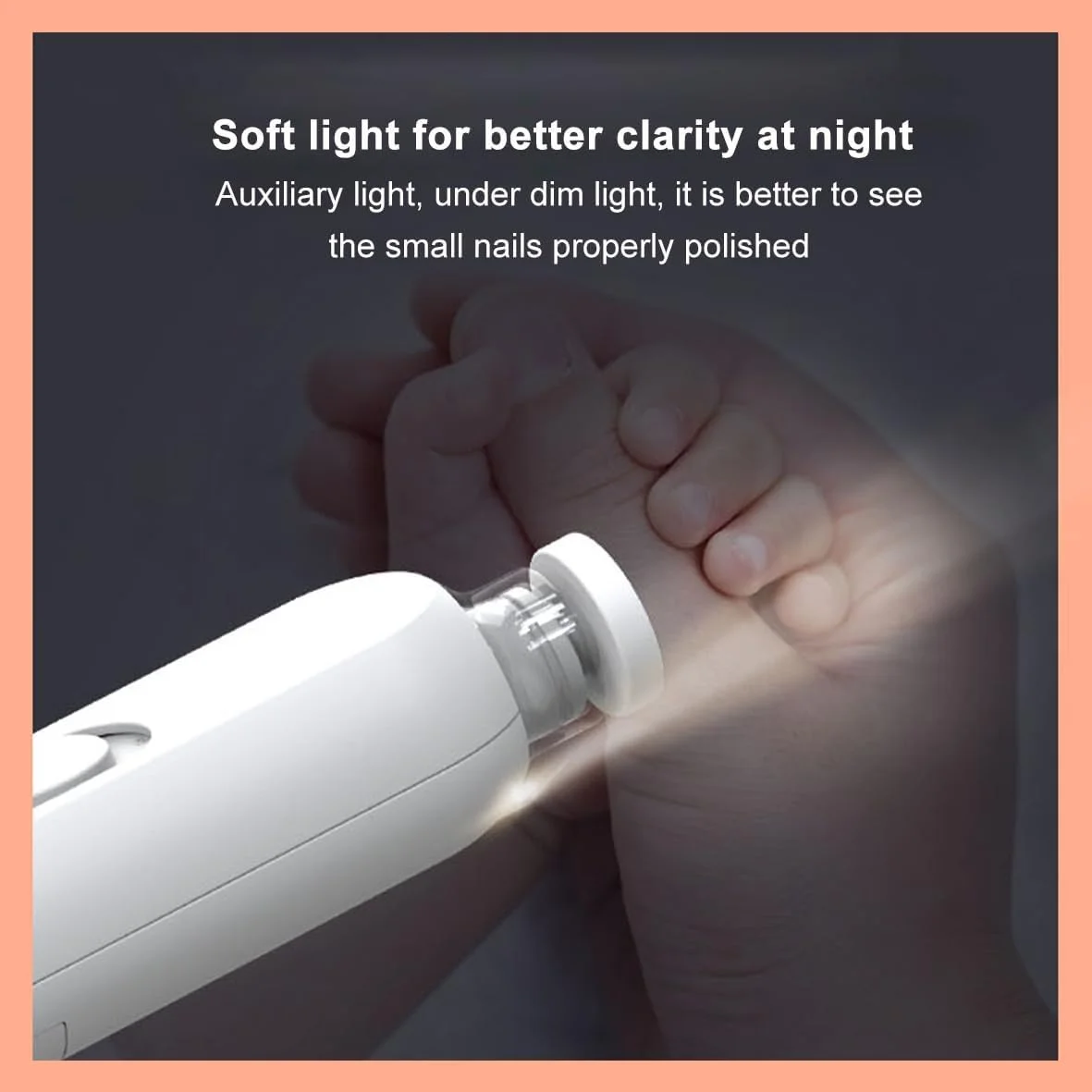 ست سوهان ناخن برقی کودک، بافر ناخن برقی، سوهان ناخن ایمن و آسان برای استفاده نوزادان تا کودکان، با 6 پد سنگ زنی، چراغ LED و جعبه نگهداری، برای پیرایش و مراقبت از ناخن نوزاد و کودک (سفید) ست سوهان ناخن برقی کودک، بافر ناخن برقی، سوهان ناخن ایمن و آسان برای استفاده نوزادان تا کودکان، با 6 پد سنگ زنی، چراغ LED و جعبه نگهداری، برای پیرایش و مراقبت از ناخن نوزاد و کودک (سفید)