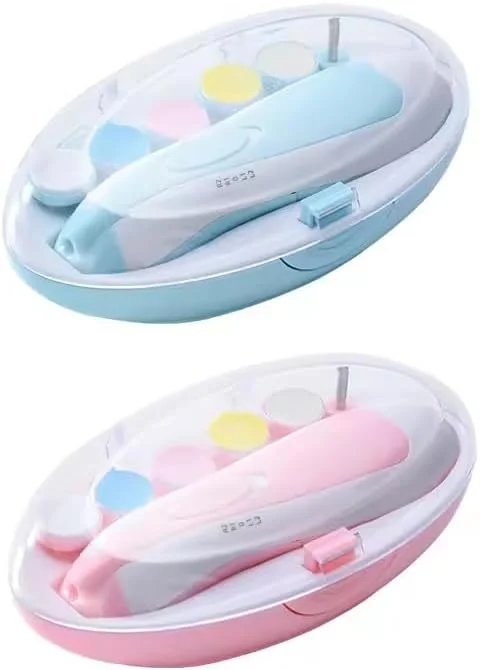 سوهان ناخن برقی نوزاد، ست ایمن 6 در 1، ناخن گیر نوزاد با 6 سری سمباده و چراغ، ست مراقبت از ناخن برای نوزاد و بزرگسال (آبی) سوهان ناخن برقی نوزاد، ست ایمن 6 در 1، ناخن گیر نوزاد با 6 سری سمباده و چراغ، ست مراقبت از ناخن برای نوزاد و بزرگسال (آبی)