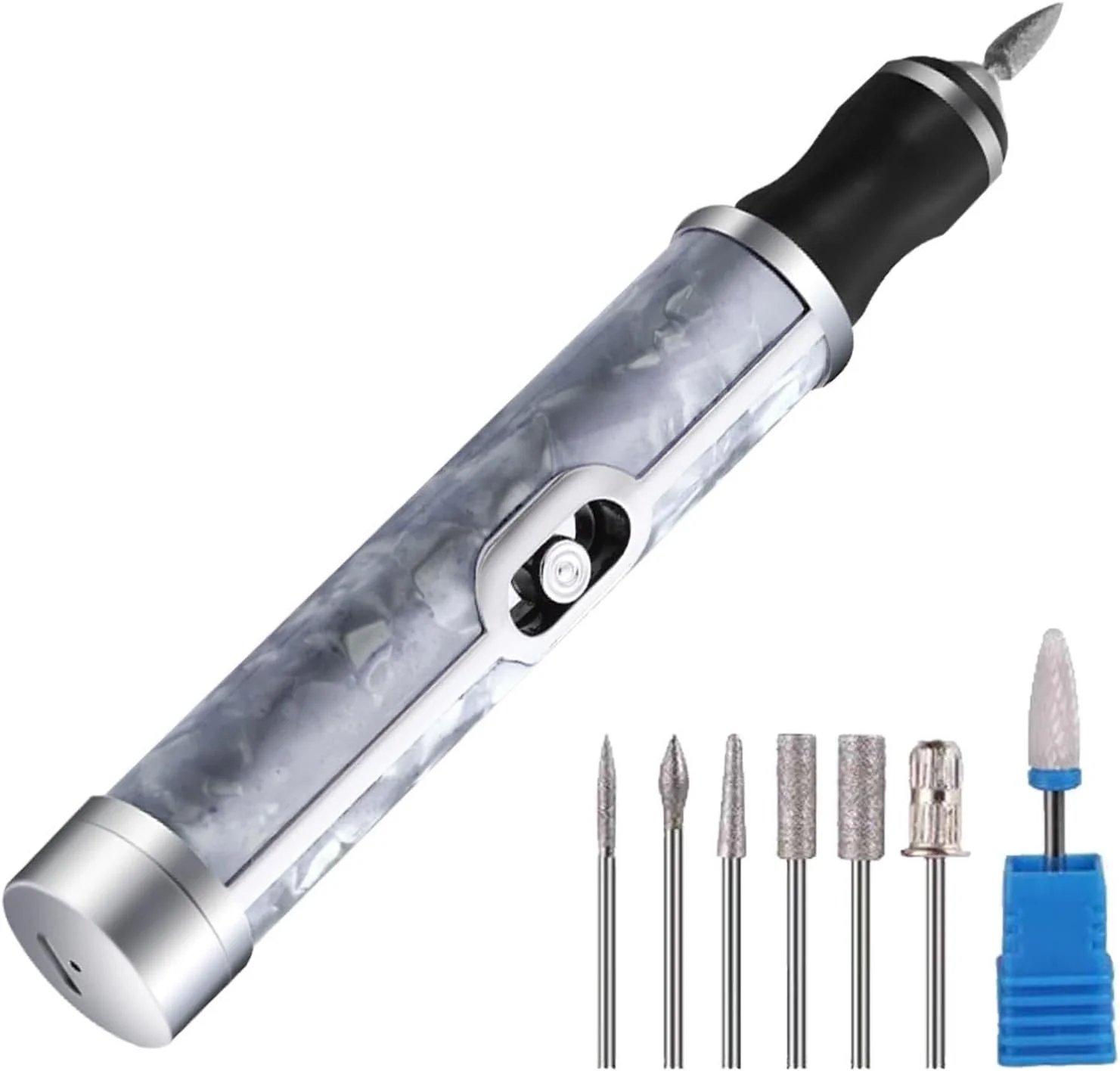 سوهان ناخن برقی | سنگ ناخن پا برای ناخن های ضخیم انسان، سمباده ناخن پا برای ناخن های ضخیم، مانیکور با سنگ ناخن، برای ناخن های پا انسان بی سیم