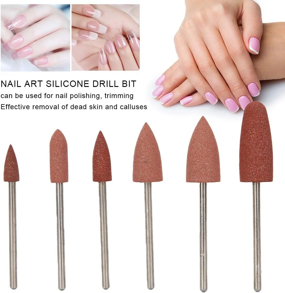 سری های جایگزین سوهان برقی ناخن، 6 عدد مته ناخن برای سوهان برقی، مته های کوتیکول برای سوهان برقی، مته هنر ناخن، سر سنگ زنی مانیکور، لوازم جانبی مته پولیش ناخن (ست 05) سری های جایگزین سوهان برقی ناخن، 6 عدد مته ناخن برای سوهان برقی، مته های کوتیکول برای سوهان برقی، مته هنر ناخن، سر سنگ زنی مانیکور، لوازم جانبی مته پولیش ناخن (ست 05)