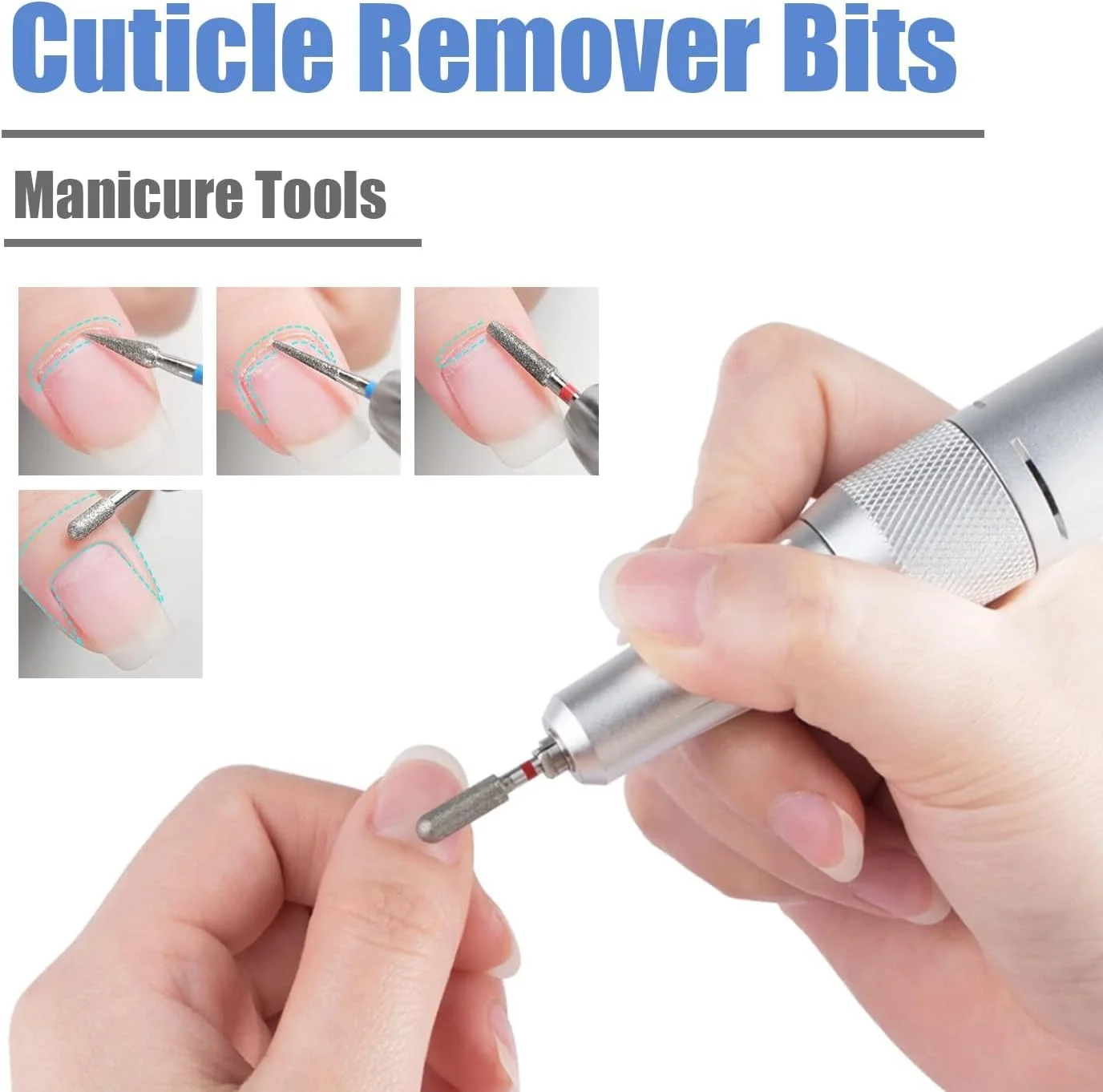 ست ۳۰ عددی سر سوهان مانیکور برقی، ست سر سوهان الماسه برای ناخن های ژلیش و اکریلیک، ابزار مانیکور و پدیکور، فرزهای چرخشی بادوام برای طراحی ناخن و پاک کردن لاک ست ۳۰ عددی سر سوهان مانیکور برقی، ست سر سوهان الماسه برای ناخن های ژلیش و اکریلیک، ابزار مانیکور و پدیکور، فرزهای چرخشی بادوام برای طراحی ناخن و پاک کردن لاک