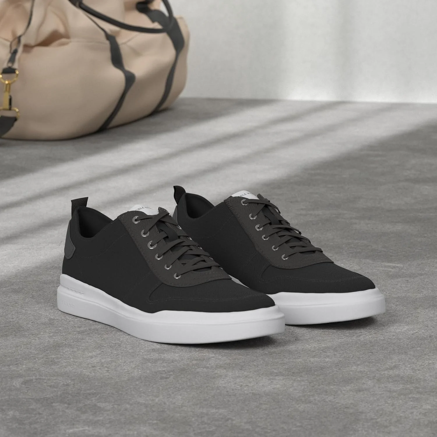 کفش مردانه کول هان مدل Gp Rly Canvs Crt Snk: بوم مشکی/اپتیک