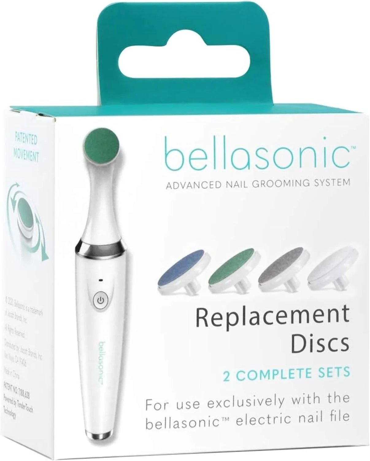 دیسکهای جایگزین Bellasonic برای ست سوهان ناخن برقی شارژی 4 در 1 با سر نوسانی ثبت شده - شکل دادن، صاف کردن، پولیش و درخشان کردن ناخنها | از بین بردن پوستهای مرده و پینهها (2 ست) دیسکهای جایگزین Bellasonic برای ست سوهان ناخن برقی شارژی 4 در 1 با سر نوسانی ثبت شده - شکل دادن، صاف کردن، پولیش و درخشان کردن ناخنها | از بین بردن پوستهای مرده و پینهها (2 ست)