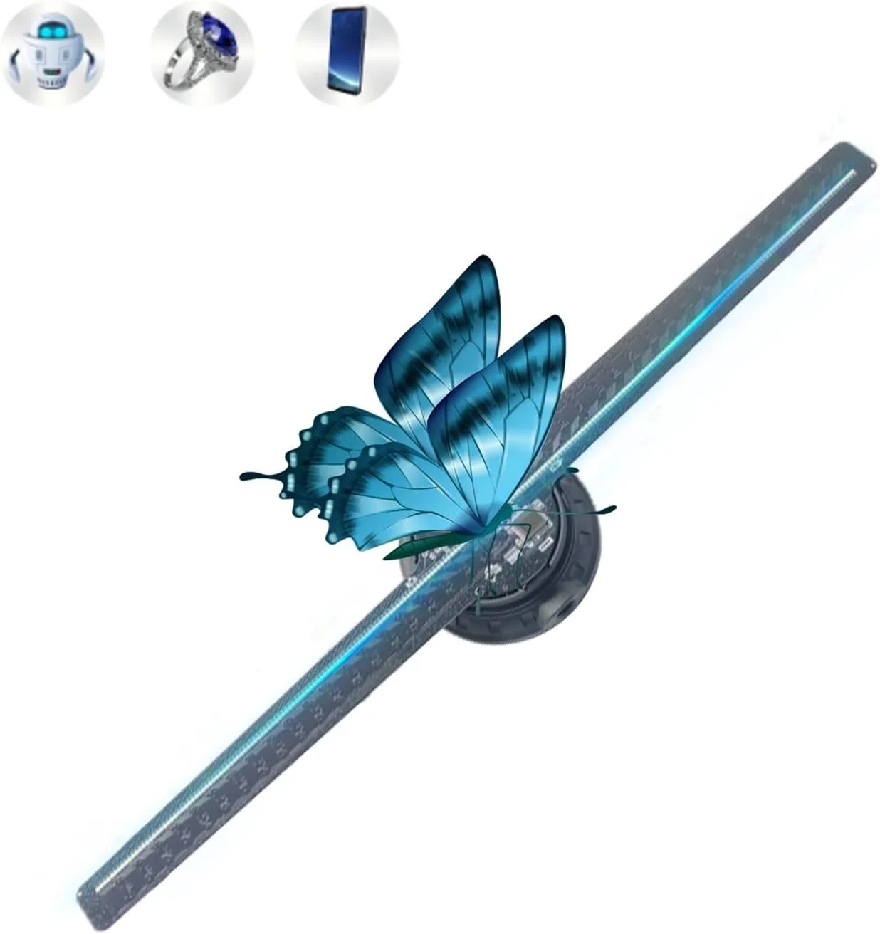 فن هولوگرام سه بعدی، پروژکتور هولوگرام HD، تصویربرداری استریو مجازی، برای نمایش هولوگرافی نمایشگاه تبلیغاتی، نسخه WiFi