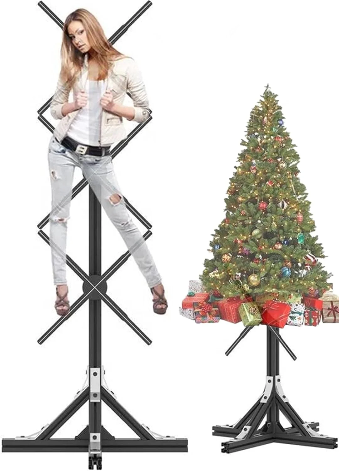 پروژکتور فن هولوگرام سه بعدی، نمایشگر تبلیغاتی فن هولوگرام LED، نمایشگر فن هولوگرام سه بعدی با پایه برای تبلیغات، دیوار انیمیشن ویدیویی 1X3 برای اندازه انسانی، بار، فروشگاه، هالووین، کریسمس