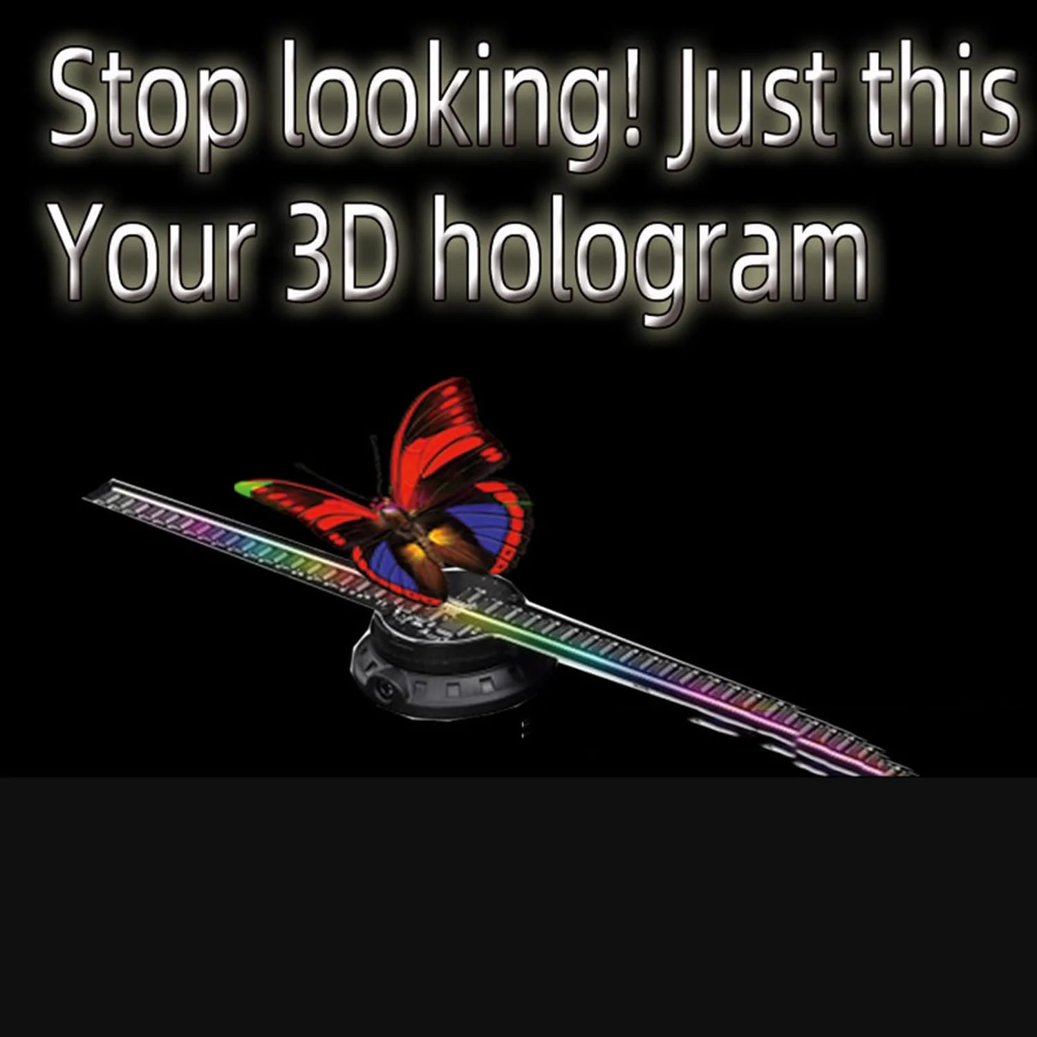 پروژکتور هولوگرام PacuM 43CM، تصویربرداری هوایی معلق سه بعدی، صفحه نمایش فن الکتریکی چرخان، دستگاه تبلیغاتی