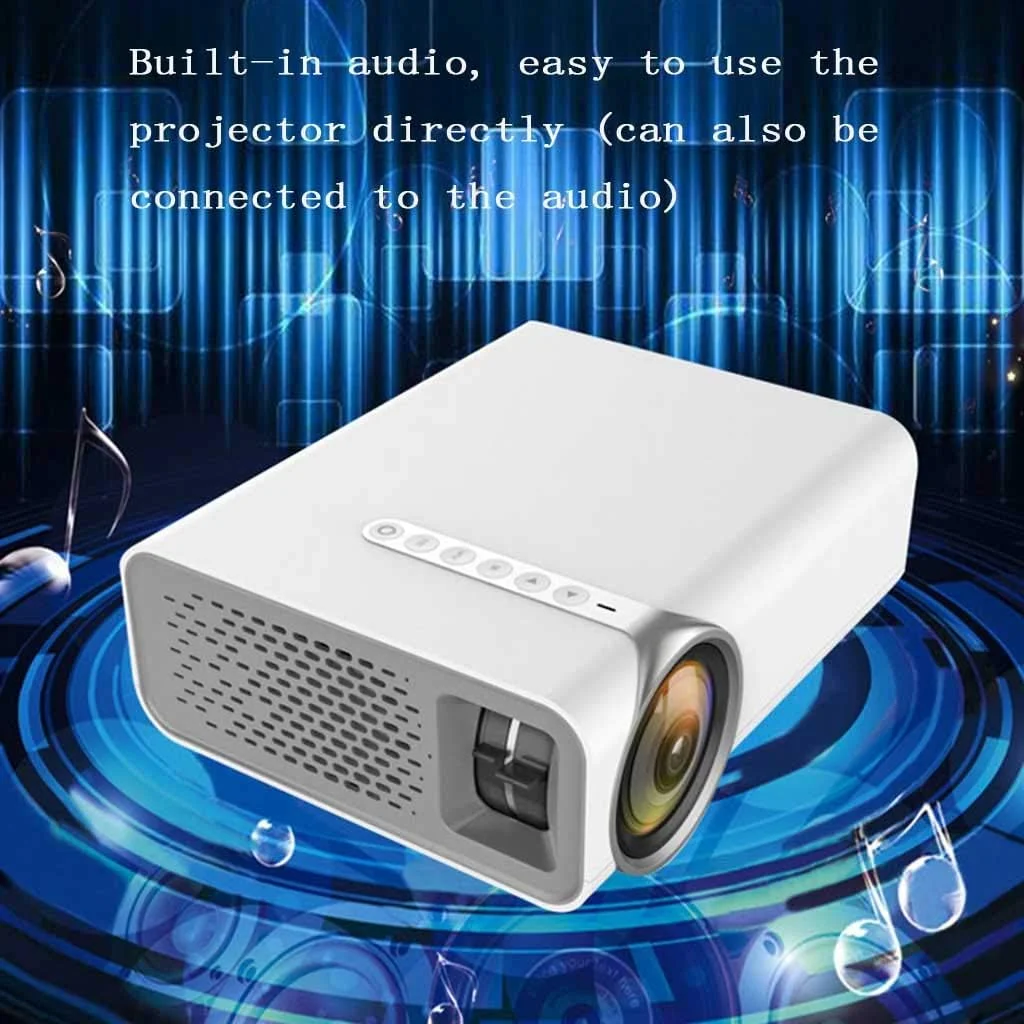 پروژکتور مینی قابل حمل LED مدل NC با پشتیبانی از 1080P، ویدئو پروژکتور بلوتوث و وای فای 1800 لومن HD، دارای بلندگوی داخلی، قابلیت اتصال هارد دیسک موبایل، کارت SD و AV به DVD، مشکی پروژکتور مینی قابل حمل LED مدل NC با پشتیبانی از 1080P، ویدئو پروژکتور بلوتوث و وای فای 1800 لومن HD، دارای بلندگوی داخلی، قابلیت اتصال هارد دیسک موبایل، کارت SD و AV به DVD، مشکی