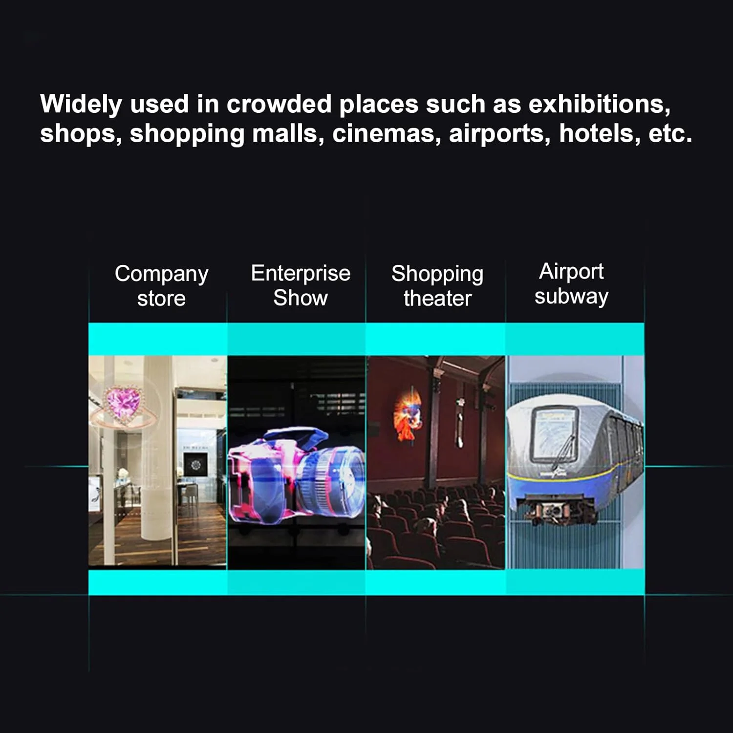 دستگاه تبلیغاتی پروژکتور سه بعدی، 4 پره با رزولوشن 2000x552 و 552 مهره لامپ، فن نمایشگر تبلیغاتی هولوگرام سه بعدی برای کسب و کار و مهمانی ها (#2) دستگاه تبلیغاتی پروژکتور سه بعدی، 4 پره با رزولوشن 2000x552 و 552 مهره لامپ، فن نمایشگر تبلیغاتی هولوگرام سه بعدی برای کسب و کار و مهمانی ها (#2)