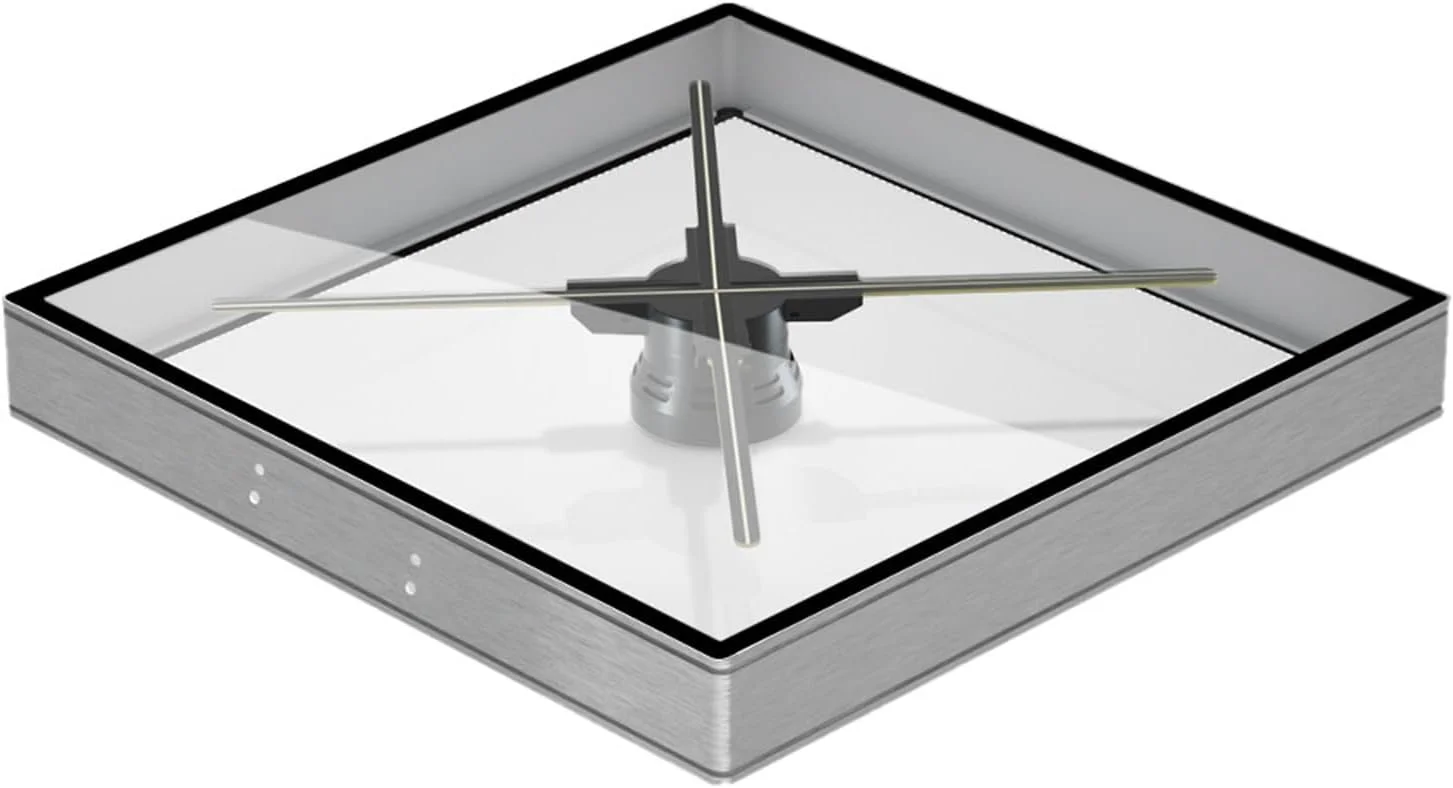 دستگاه تبلیغاتی هولوگرافیک سه بعدی PacuM، تصویربرداری هوایی سه بعدی با چشم غیر مسلح، صفحه نمایش فن آلیاژ آلومینیوم، پروژکتور هولوگرام چرخشی