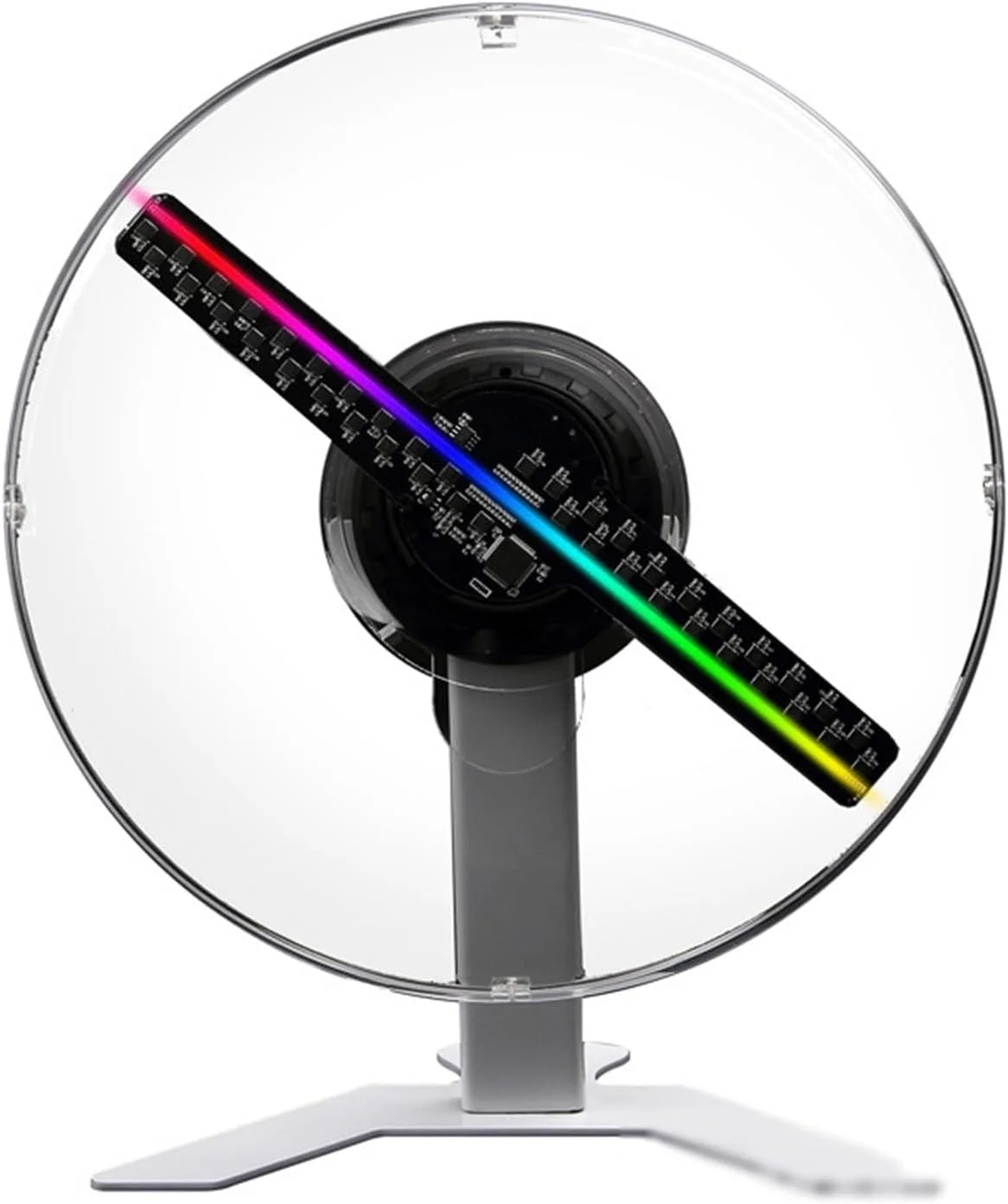 فن هولوگرافیک سه بعدی با کیفیت بالا PacuM، سایز 28 سانتی متر، با قابلیت چرخش یکپارچه و انتقال از طریق تلفن همراه با وای فای