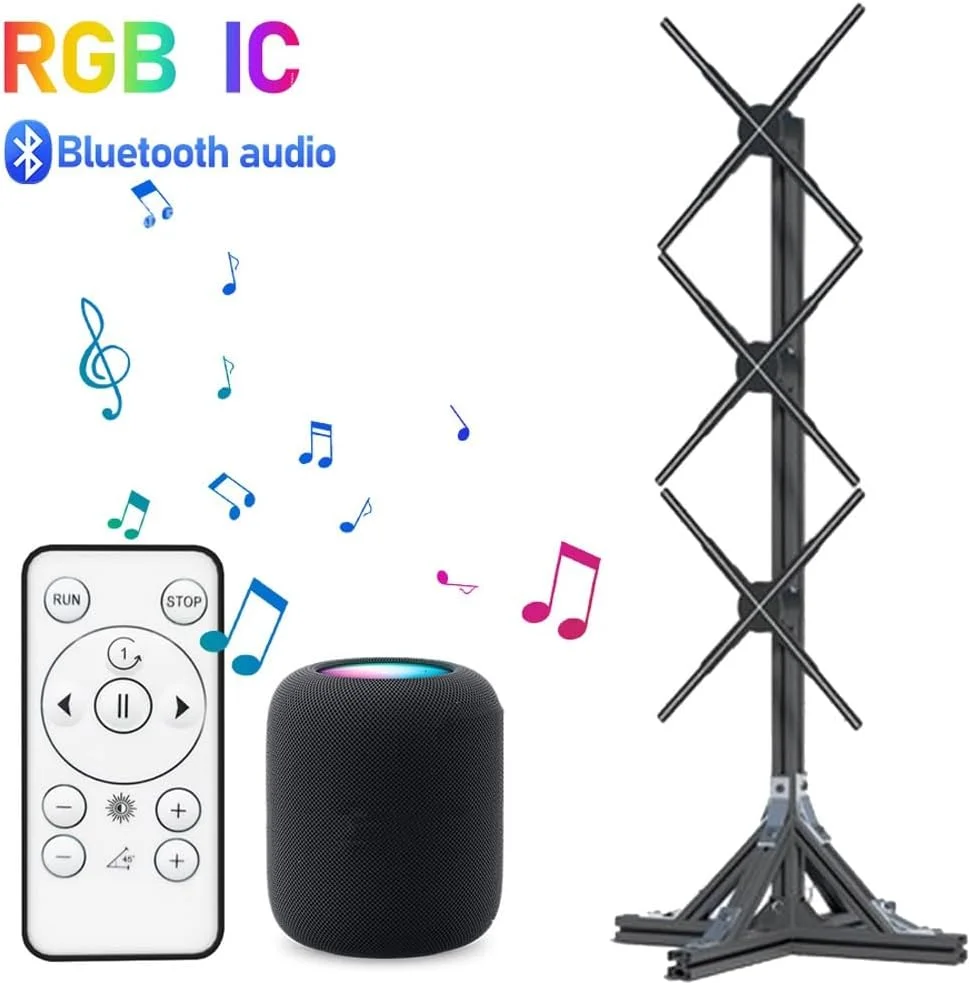 فن هولوگرام سه بعدی NDYJFLB، دستگاه تبلیغاتی عمودی 20.5 اینچ/23.6 اینچ، پروژکتور هولوگرام چرخشی، 3 واحد اتصال با برنامه و WiFi، کنترل از راه دور (تک رنگ 52 سانتی متر) فن هولوگرام سه بعدی NDYJFLB، دستگاه تبلیغاتی عمودی 20.5 اینچ/23.6 اینچ، پروژکتور هولوگرام چرخشی، 3 واحد اتصال با برنامه و WiFi، کنترل از راه دور (تک رنگ 52 سانتی متر)