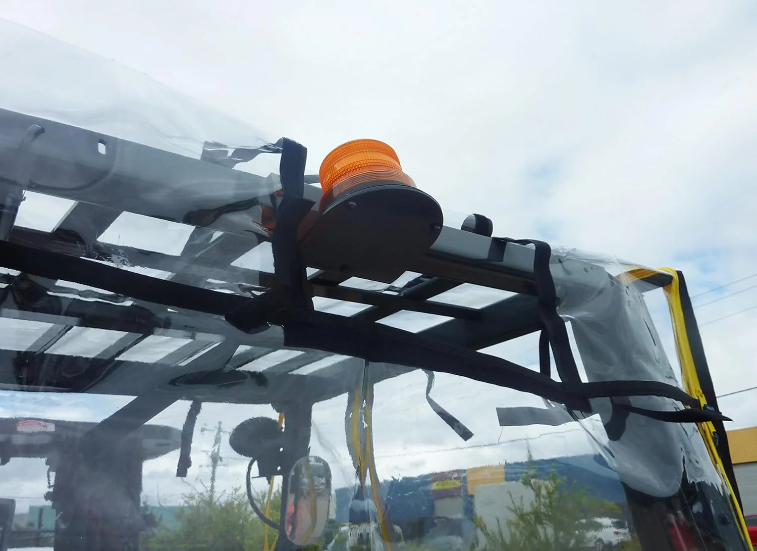 کاور کامل کابین لیفتراک NDYJFLB، جنس وینیل شفاف، مناسب برای لیفتراک های سایز استاندارد تویوتا، محافظ باد و باران، ضد آب و محافظت در برابر اشعه UV