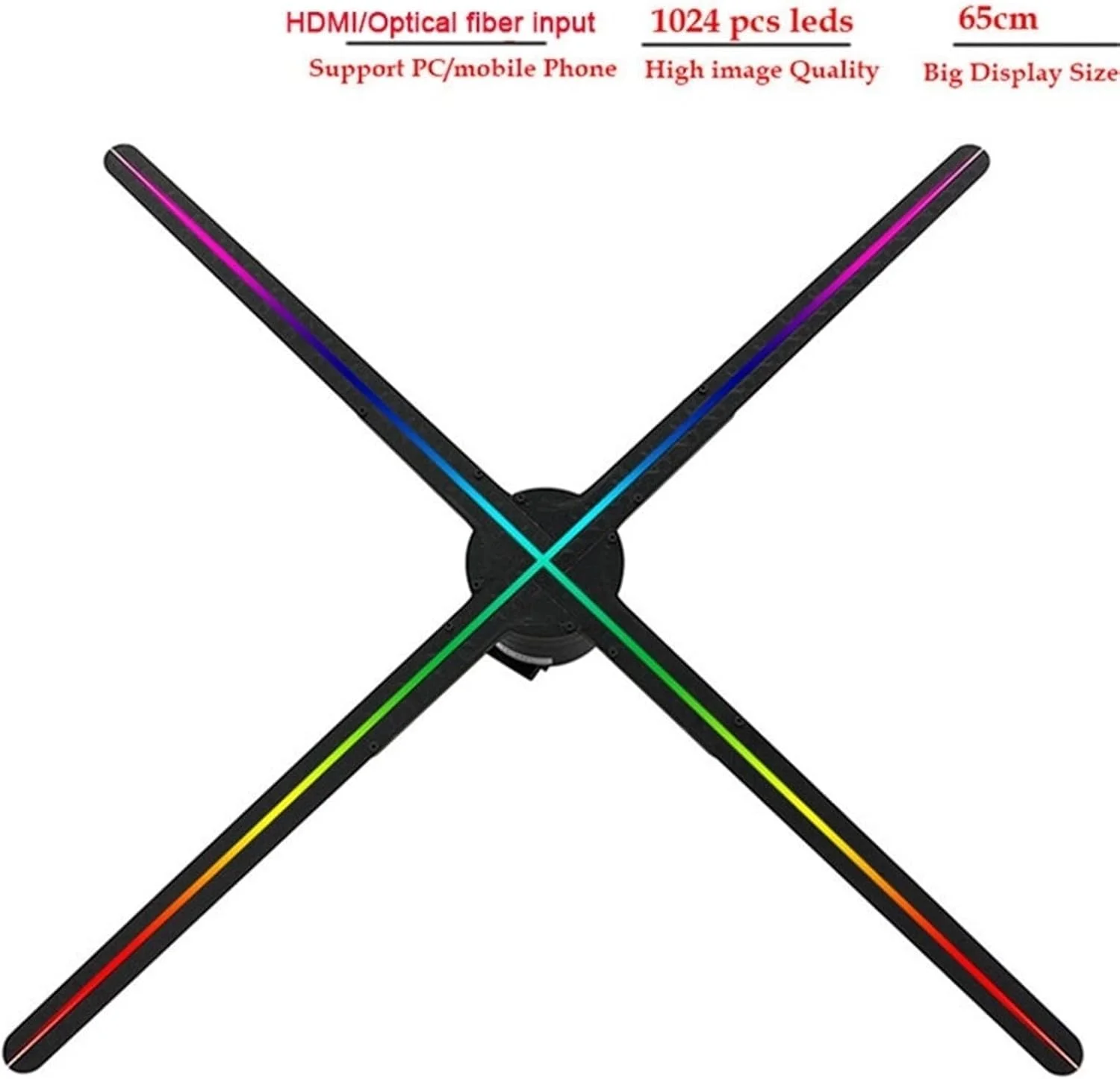 فن ال ای دی هولوگرام سه بعدی NDYJFLB HDMI 65HDU، نمایشگر تبلیغاتی هولوگرافیک برای تبلیغات رویداد فن ال ای دی هولوگرام سه بعدی NDYJFLB HDMI 65HDU، نمایشگر تبلیغاتی هولوگرافیک برای تبلیغات رویداد