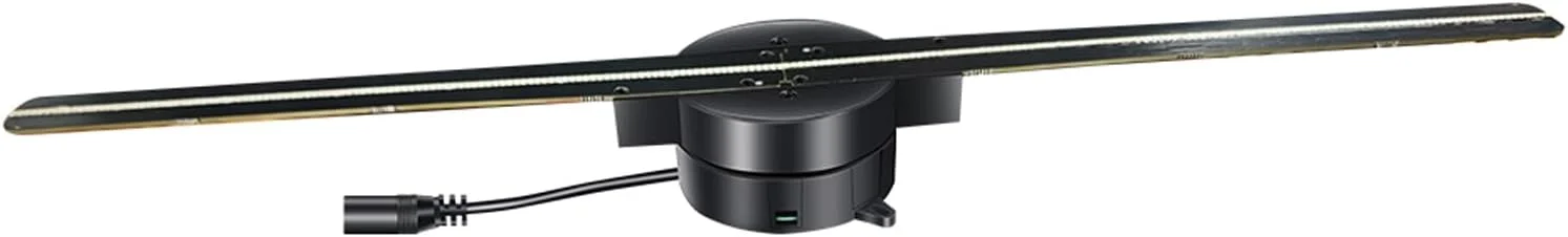 دستگاه تبلیغاتی هولوگرافی سه بعدی فوق العاده نازک 420 میلی متری Labymos، پروژکتور تبلیغاتی هولوگرافی سه بعدی، پشتیبانی از آپلود برنامه تلفن همراه، عملکردهای تولید متن سه بعدی