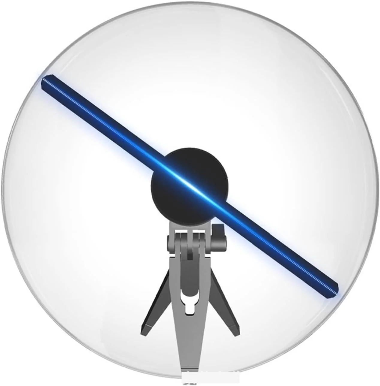 فن هولوگرام JACOJE، پروژکتور هولوگرافی سه بعدی، صفحه نمایش LED، دستگاه تبلیغاتی رومیزی راحت، وای فای، چرخش، تصویربرداری مجازی، پروژکتور فن هولوگرام جالب