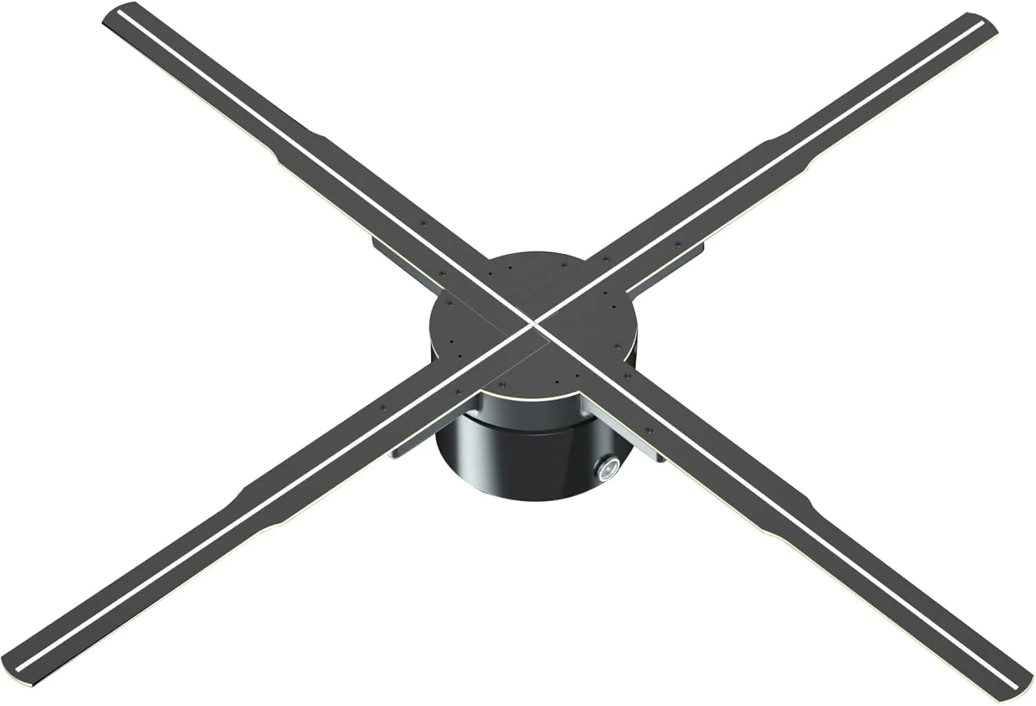 فن هولوگرافیک، صفحه نمایش فن هولوگرافیک 65 سانتی متری با 768 LED نئون HD با رزولوشن 2000 * 1536، پروژکتور سه بعدی HD با چشم غیر مسلح، نور تبلیغاتی پروژکتور ویدئویی