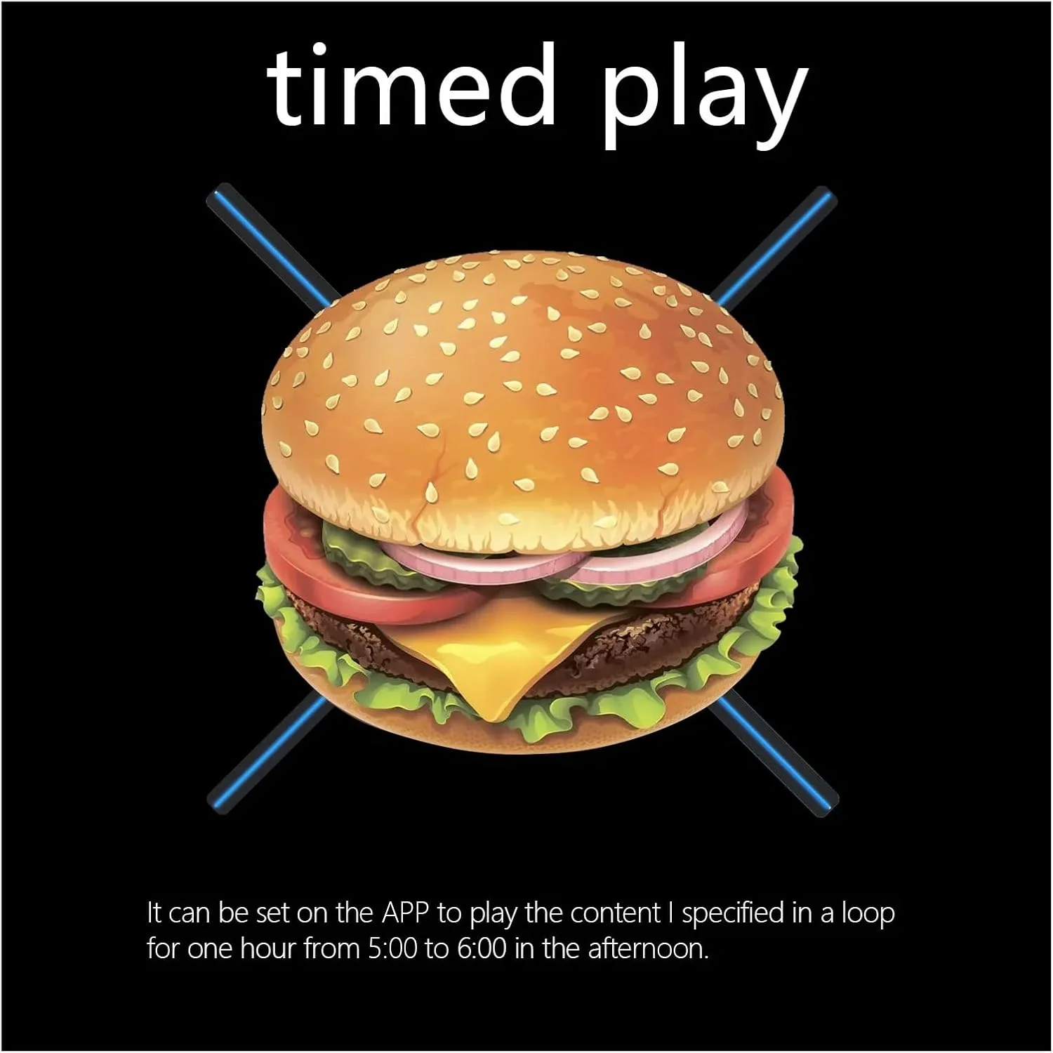 فن هولوگرام سه بعدی، پروژکتور هولوگرافی، مهره های LED حرفه ای HD، کارت TF و انتقال محتوا از طریق برنامه، برای ارائه های رویدادهای فروشگاهی