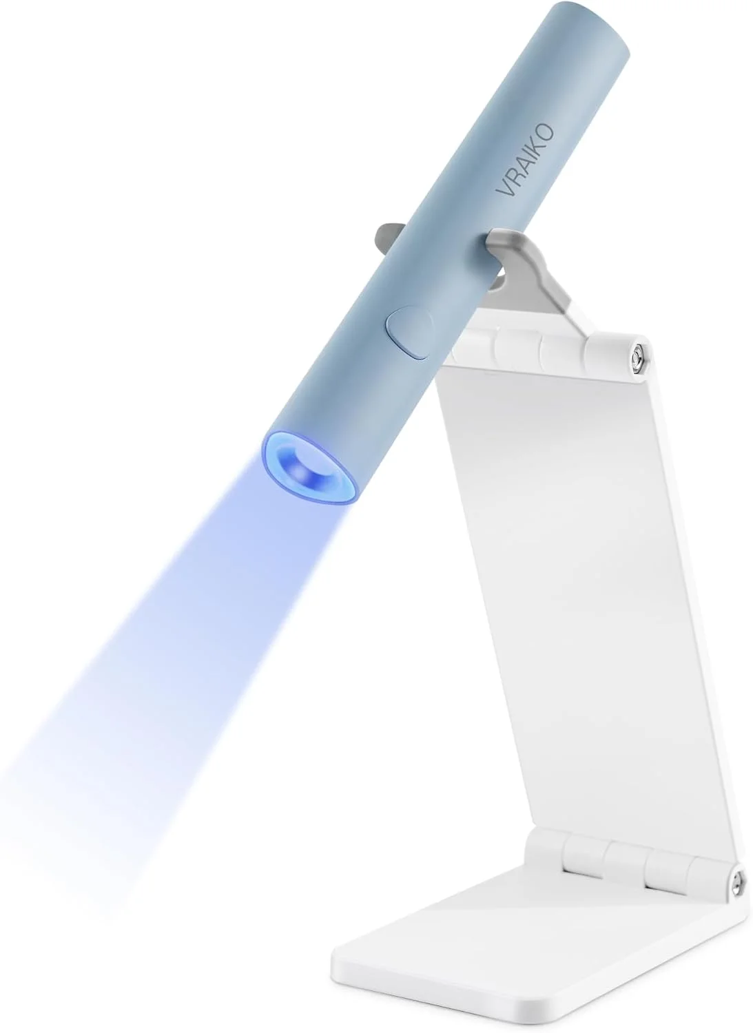 چراغ UV دستی VRAIKO Minicure برای ناخن های ژلی، لامپ UV ناخن قابل حمل با پایه، خشک کن ناخن LED کوچک قابل شارژ برای خشک کردن سریع (آبی) چراغ UV دستی VRAIKO Minicure برای ناخن های ژلی، لامپ UV ناخن قابل حمل با پایه، خشک کن ناخن LED کوچک قابل شارژ برای خشک کردن سریع (آبی)