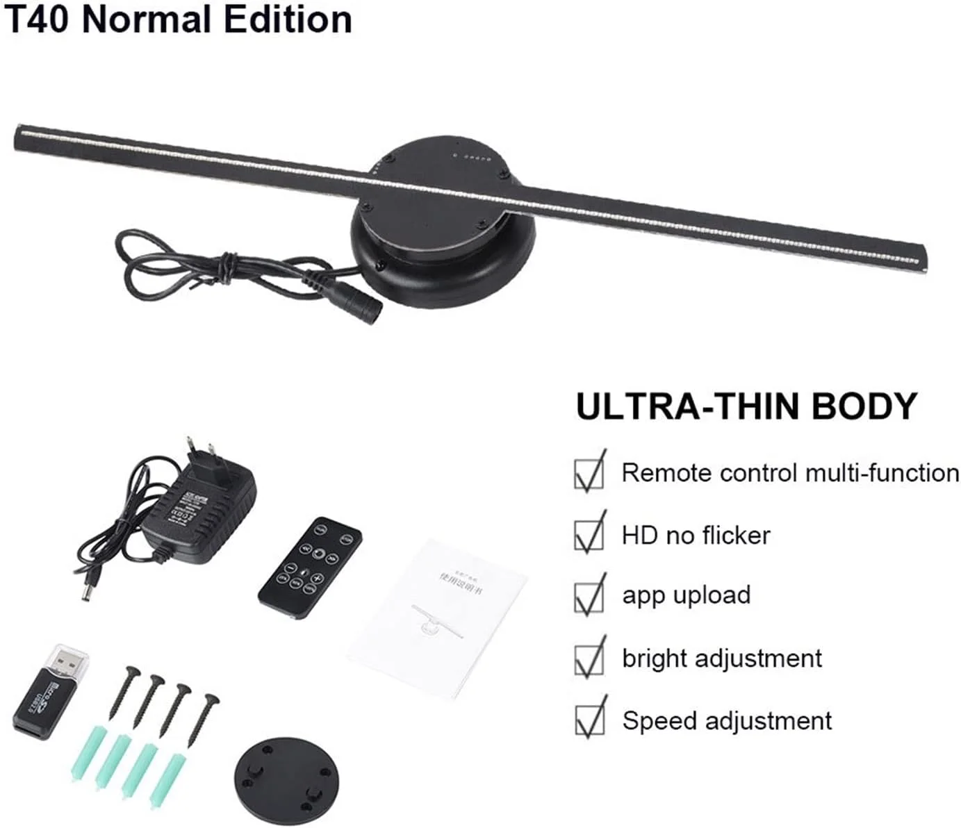 فن هولوگرام سه بعدی PEHUB 15.74 اینچی، نمایشگر فن هولوگرام سه بعدی استریو شناور، دستگاه تبلیغاتی، قابل نصب روی دیوار، آپلود از طریق برنامه تلفن همراه و کامپیوتر برای تابلوهای فروشگاه، بار، مهمانی (رنگ: E، اندازه: 40 سانتی متر برجسته) فن هولوگرام سه بعدی PEHUB 15.74 اینچی، نمایشگر فن هولوگرام سه بعدی استریو شناور، دستگاه تبلیغاتی، قابل نصب روی دیوار، آپلود از طریق برنامه تلفن همراه و کامپیوتر برای تابلوهای فروشگاه، بار، مهمانی (رنگ: E، اندازه: 40 سانتی متر برجسته)