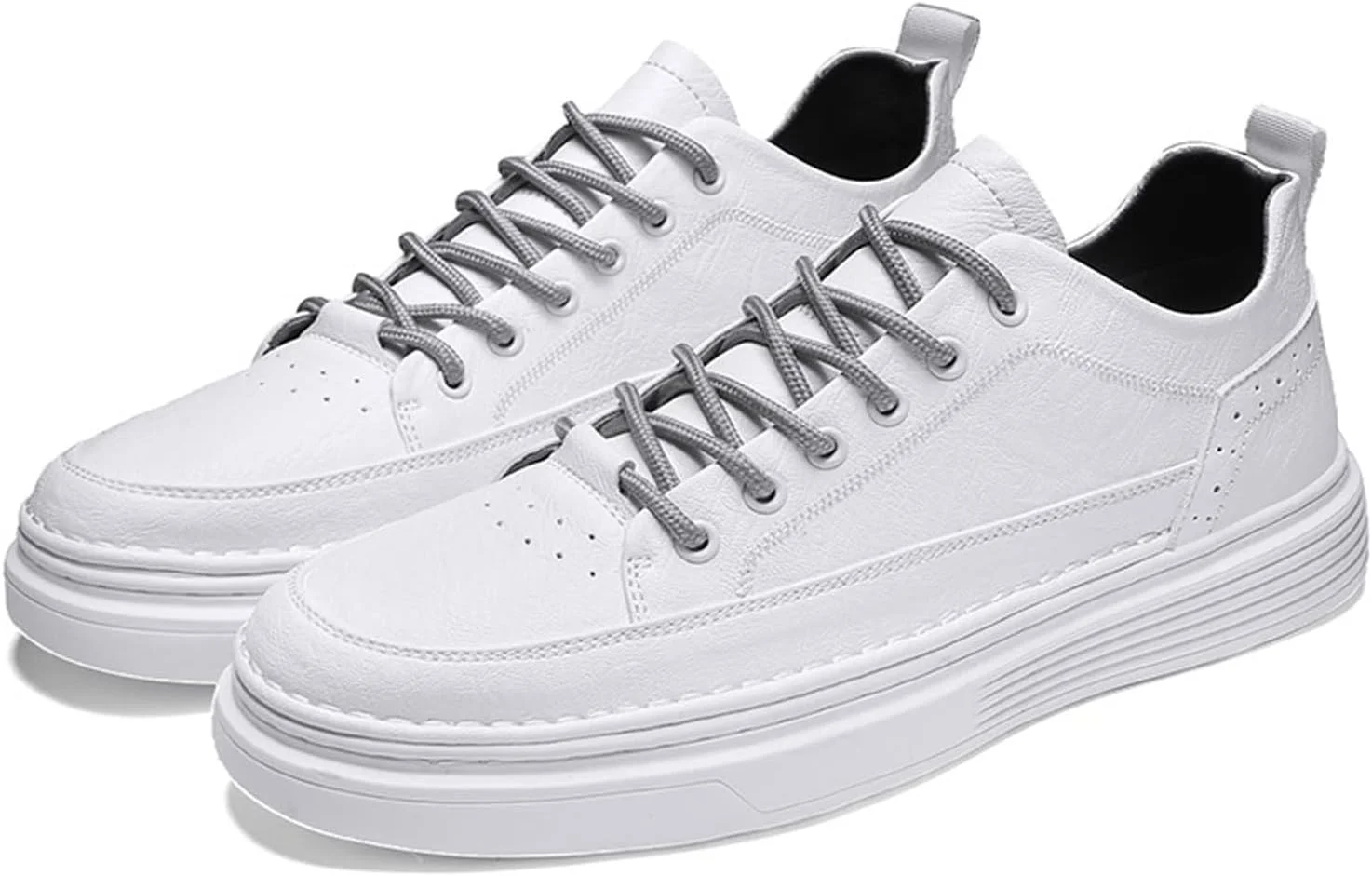 کفش‌های غیررسمی مردانه BUYUP، کفش‌های اسکیت کلاسیک مردانه، کفش‌های تفریحی تنفسی، کفش‌های ورزشی سبک مردانه، کفش‌های کتانی پیاده‌روی طراح دار (رنگ: Hortel، سایز: 5.5)