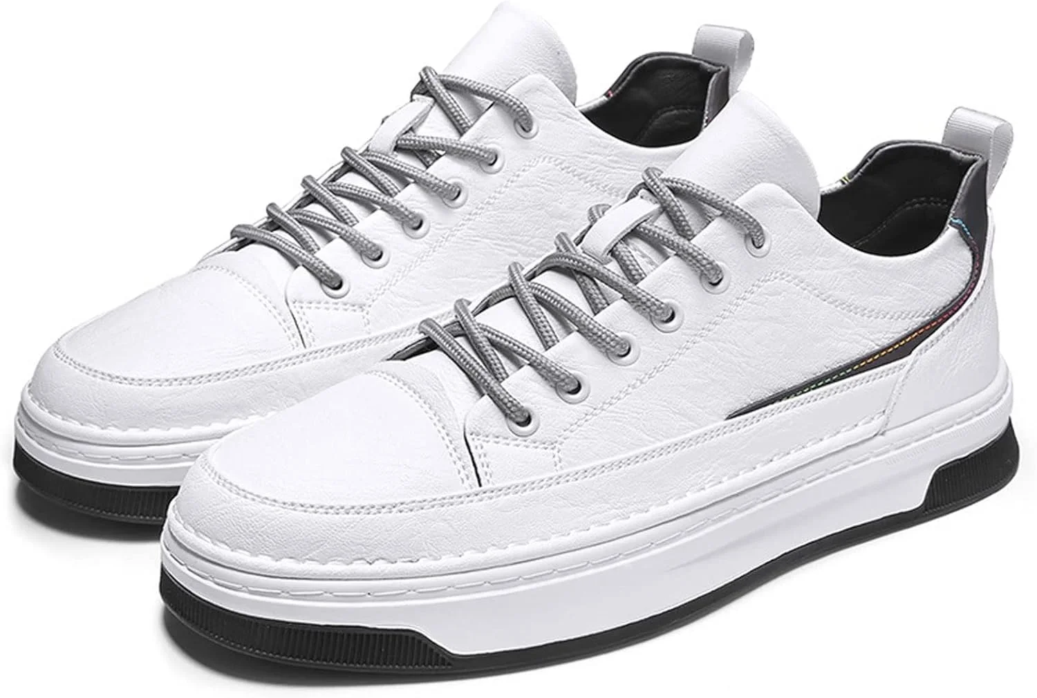 کفش های کتانی مردانه BUYUP، کفش های اسکیت کلاسیک مردانه، کفش های تفریحی تنفسی، کفش های ورزشی سبک مردانه، کفش های پیاده روی طراح دار (رنگ: Hortel، سایز: 5.5)