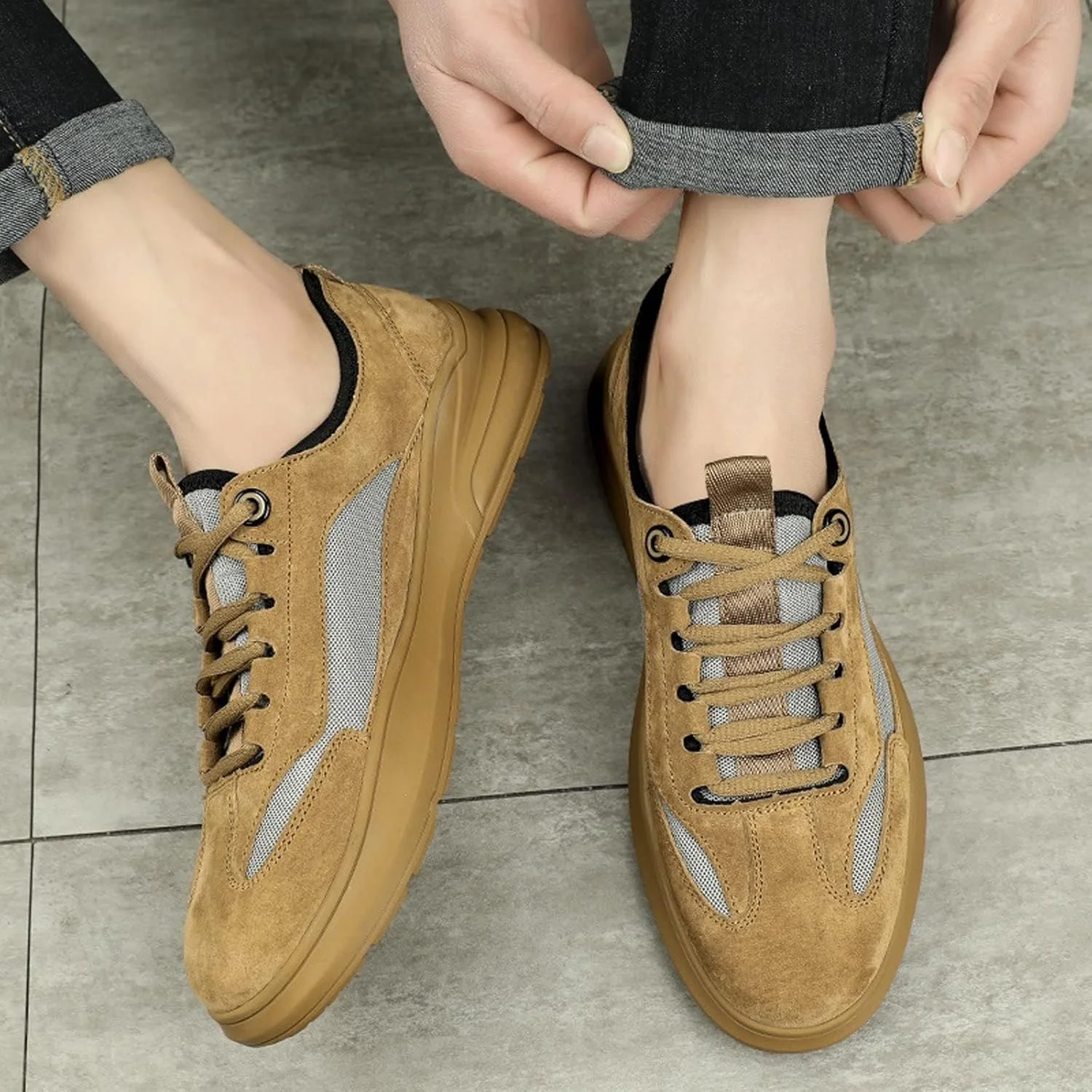 کفش مردانه BUYUP، کفش کتانی مردانه شیک، مناسب برای همه، کلاسیک، تنفس پذیر، کفش کتانی مردانه غیر رسمی مناسب پیاده روی (رنگ: Hortel، سایز: 9.5-US) کفش مردانه BUYUP، کفش کتانی مردانه شیک، مناسب برای همه، کلاسیک، تنفس پذیر، کفش کتانی مردانه غیر رسمی مناسب پیاده روی (رنگ: Hortel، سایز: 9.5-US)