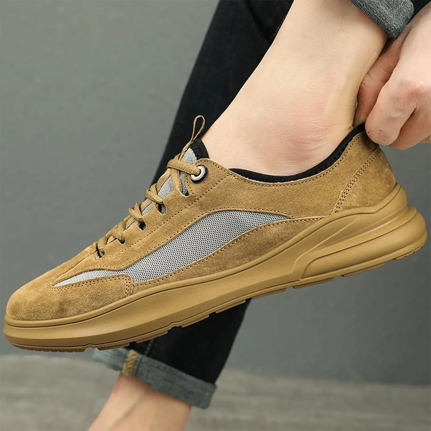 کفش مردانه BUYUP، کفش کتانی مردانه شیک، مناسب برای همه، کلاسیک، تنفس پذیر، کفش کتانی مردانه غیر رسمی مناسب پیاده روی (رنگ: Hortel، سایز: 9.5-US) کفش مردانه BUYUP، کفش کتانی مردانه شیک، مناسب برای همه، کلاسیک، تنفس پذیر، کفش کتانی مردانه غیر رسمی مناسب پیاده روی (رنگ: Hortel، سایز: 9.5-US)