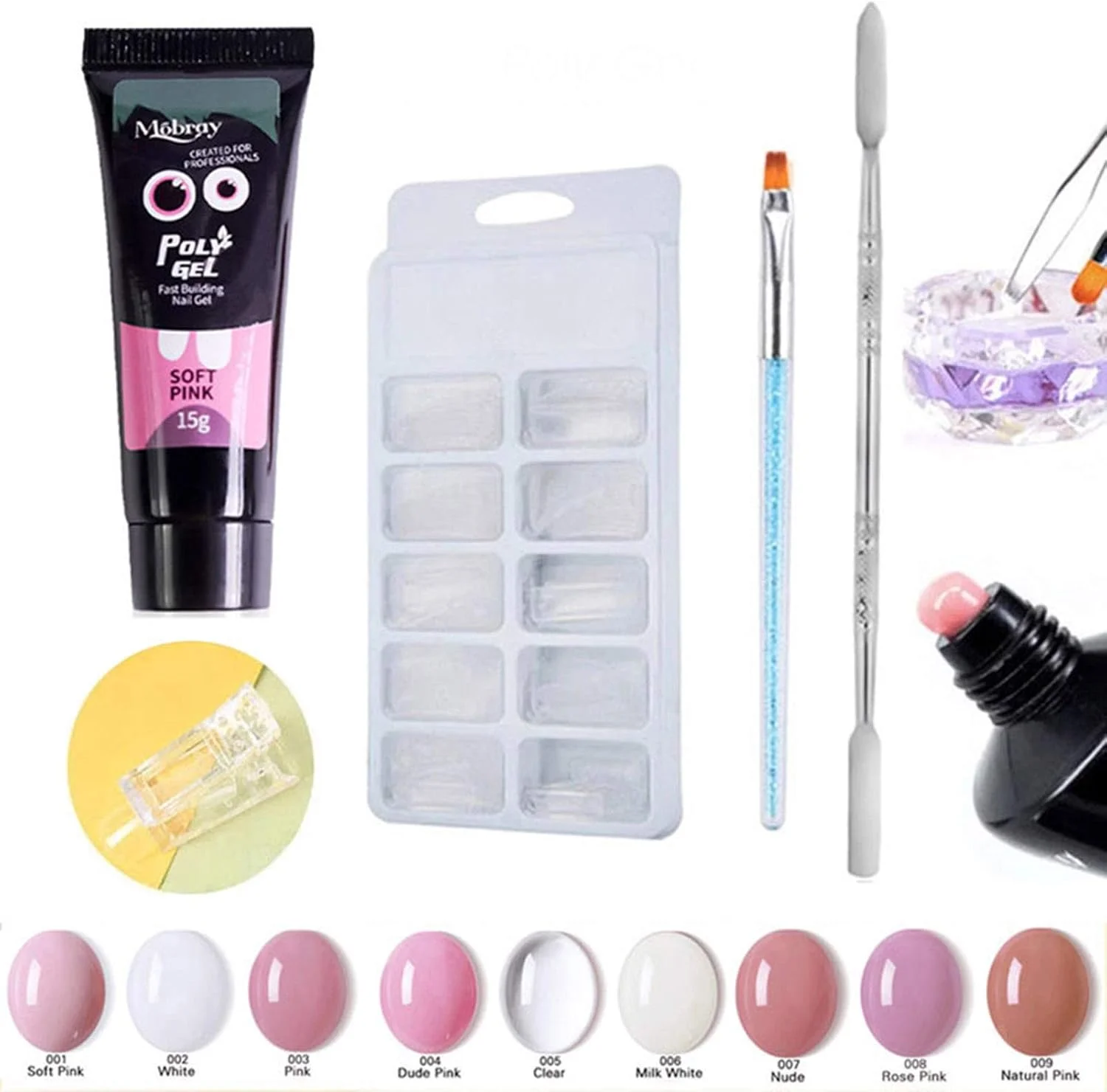 ست لوازم طراحی ناخن Irovami شامل 100 عدد قالب ناخن + گیره ناخن + عقب زننده کوتیکول ناخن + قلم تراپی + چسب ناخن 15 میلی لیتری با خشک شدن سریع ست لوازم طراحی ناخن Irovami شامل 100 عدد قالب ناخن + گیره ناخن + عقب زننده کوتیکول ناخن + قلم تراپی + چسب ناخن 15 میلی لیتری با خشک شدن سریع