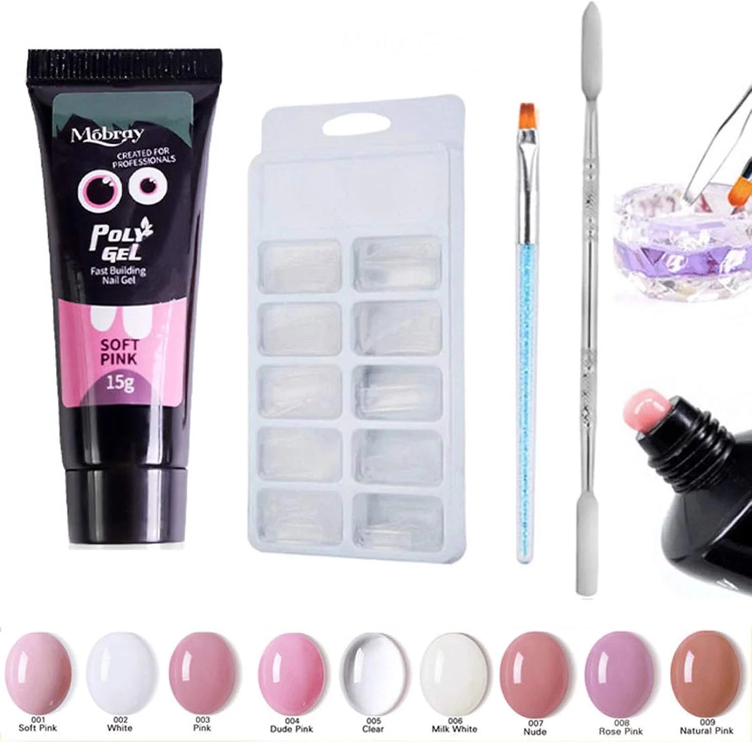 ست لوازم طراحی ناخن Irovami شامل 100 عدد قالب ناخن + گیره ناخن + عقب زننده کوتیکول ناخن + قلم تراپی + چسب ناخن 15 میلی لیتری با خشک شدن سریع ست لوازم طراحی ناخن Irovami شامل 100 عدد قالب ناخن + گیره ناخن + عقب زننده کوتیکول ناخن + قلم تراپی + چسب ناخن 15 میلی لیتری با خشک شدن سریع