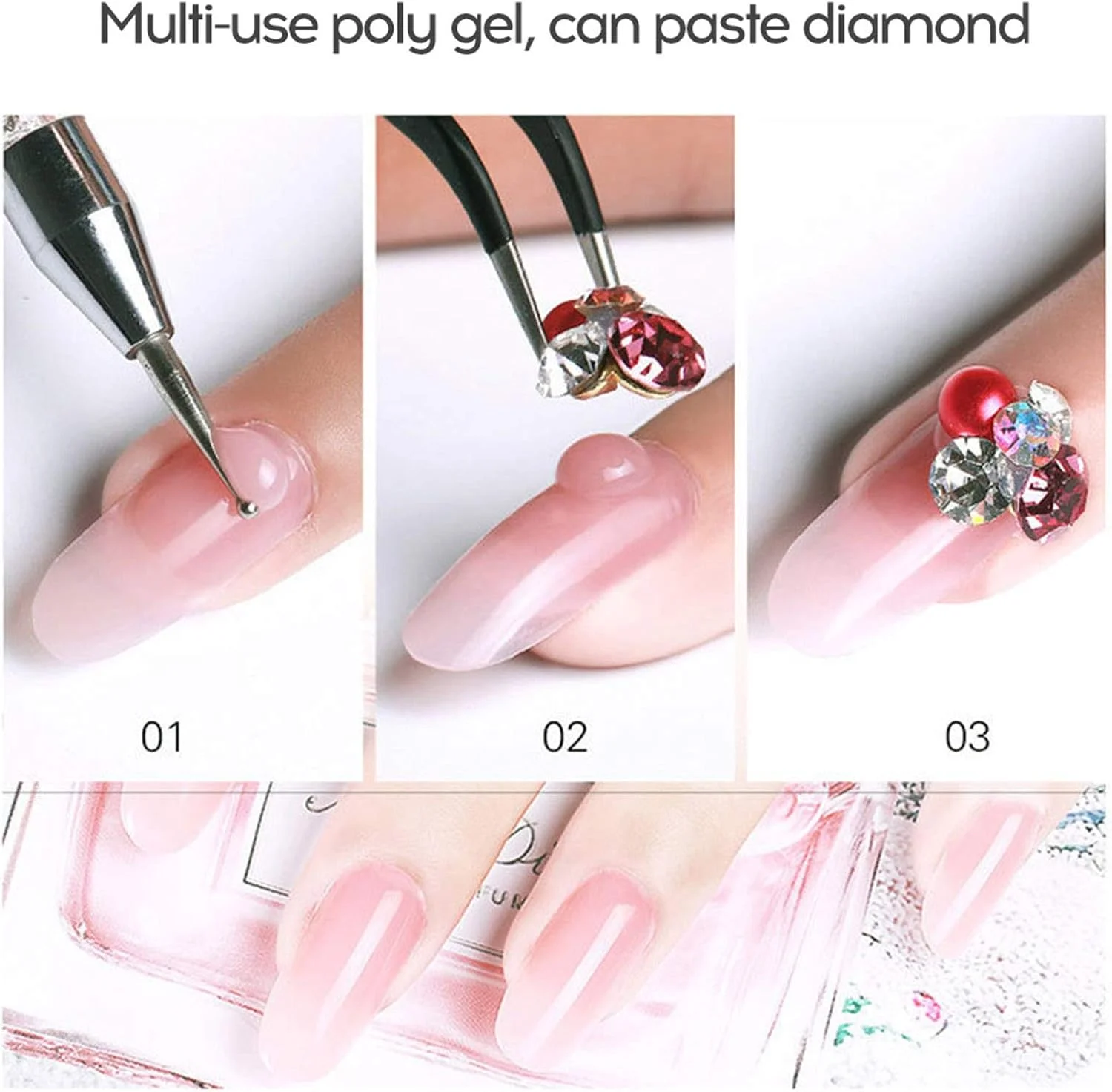 ست لوازم طراحی ناخن Irovami شامل 100 عدد قالب ناخن + گیره ناخن + عقب زننده کوتیکول ناخن + قلم تراپی + چسب ناخن 15 میلی لیتری با خشک شدن سریع ست لوازم طراحی ناخن Irovami شامل 100 عدد قالب ناخن + گیره ناخن + عقب زننده کوتیکول ناخن + قلم تراپی + چسب ناخن 15 میلی لیتری با خشک شدن سریع