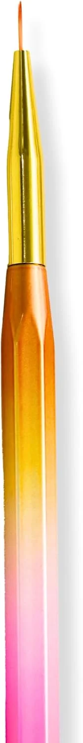 قلم گرادینت ناخن حرفه ای گلوبال فشن به همراه برس لاینر ظریف - طراحی ناخن های گرادینت در خانه مانند یک حرفه ای | (9mm) قلم گرادینت ناخن حرفه ای گلوبال فشن به همراه برس لاینر ظریف - طراحی ناخن های گرادینت در خانه مانند یک حرفه ای | (9mm)