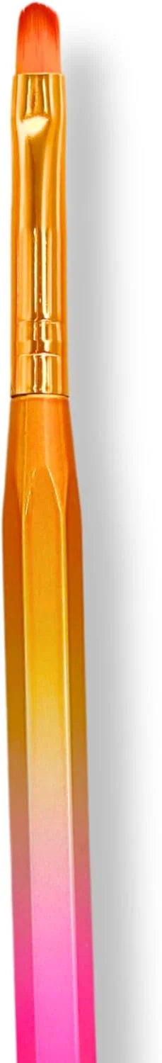 قلم گرادینت طراحی ناخن حرفه ای گلوبال فشن، برس ژل UV ابزار مانیکور - ناخن های گرادینت خیره کننده را در خانه ایجاد کنید | (#6) قلم گرادینت طراحی ناخن حرفه ای گلوبال فشن، برس ژل UV ابزار مانیکور - ناخن های گرادینت خیره کننده را در خانه ایجاد کنید | (#6)