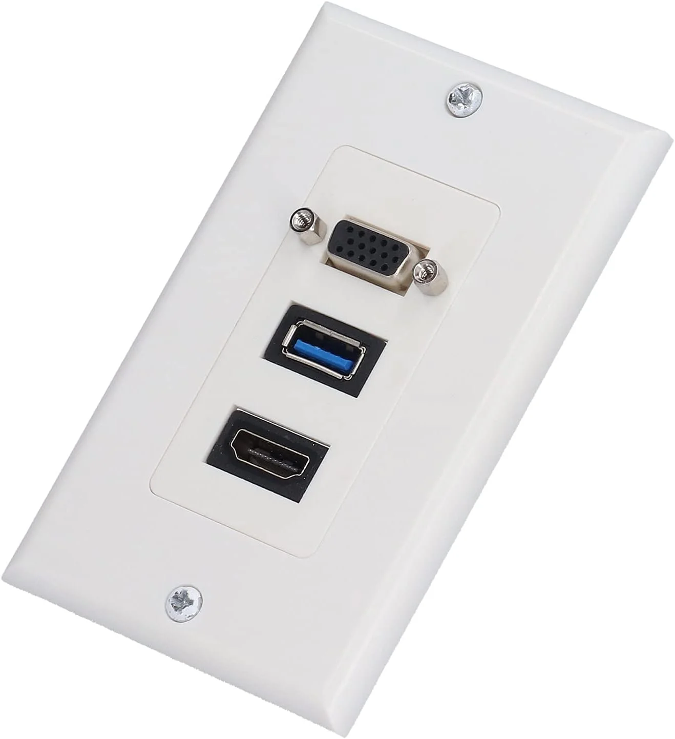 پنل دیوار ویدئویی Juicemoo، پنل ویدئویی کامپوزیت نصب شده ABS با پورت VGA و پیچ های نوک تیز برای برق کار، بازی های ویدیویی و سینمای خانگی پنل دیوار ویدئویی Juicemoo، پنل ویدئویی کامپوزیت نصب شده ABS با پورت VGA و پیچ های نوک تیز برای برق کار، بازی های ویدیویی و سینمای خانگی