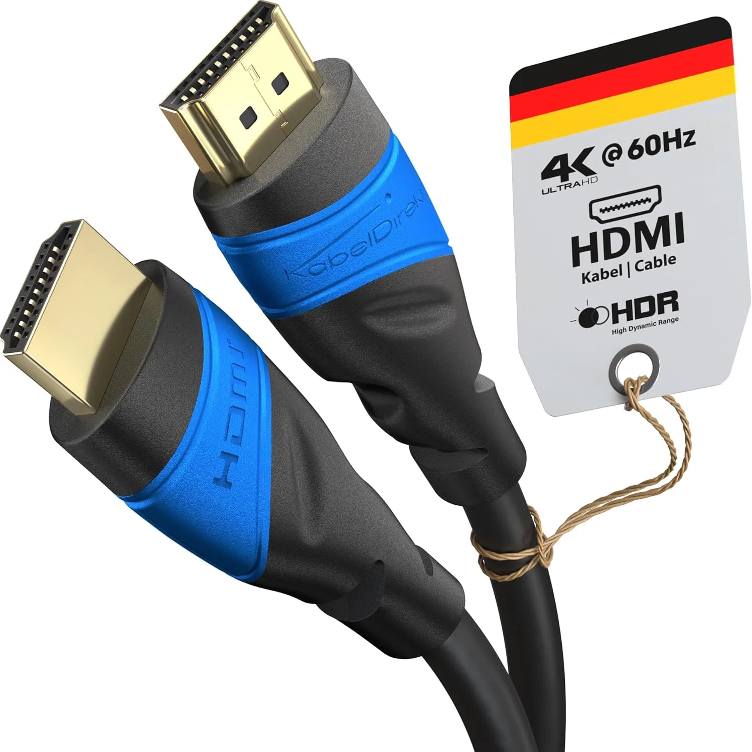 کابل HDMI 8K و 4K کابل دیرکت – 20 متر – طراحی شده در آلمان – پشتیبانی از 4K@60Hz، UHD، اترنت – HDTV، PC، PS5، Xbox، Switch و تمام دستگاه های HDMI دیگر