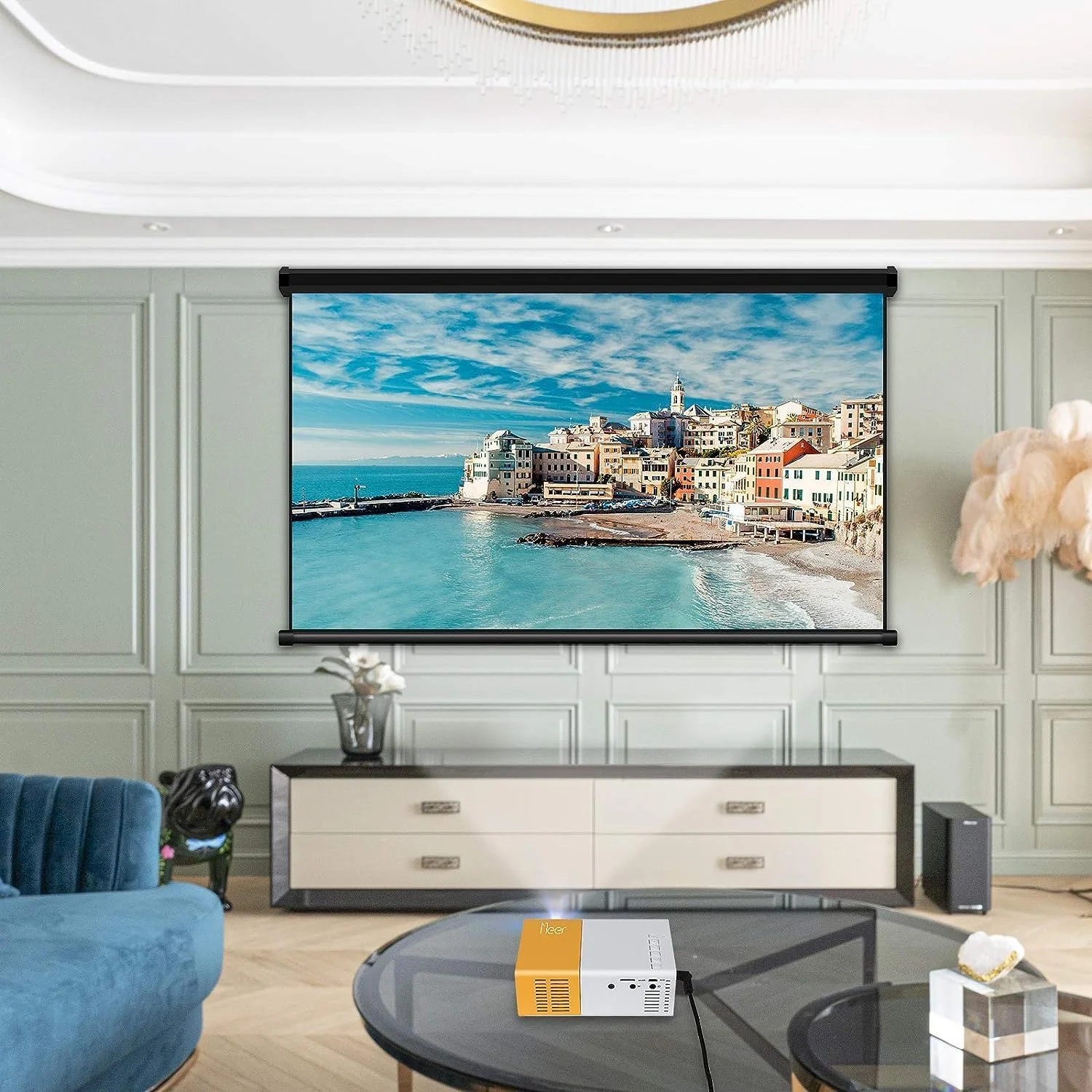 پروژکتور مینی AMXGPT، پروژکتور فیلم قابل حمل، پروژکتور هوشمند خانگی، پروژکتور مرتب برای iOS، اندروید، ویندوز، PS5، لپ تاپ، TV-Stick، سازگار با HDMI، USB، صدا، کارت TF، AV و کنترل از راه دور پروژکتور مینی AMXGPT، پروژکتور فیلم قابل حمل، پروژکتور هوشمند خانگی، پروژکتور مرتب برای iOS، اندروید، ویندوز، PS5، لپ تاپ، TV-Stick، سازگار با HDMI، USB، صدا، کارت TF، AV و کنترل از راه دور